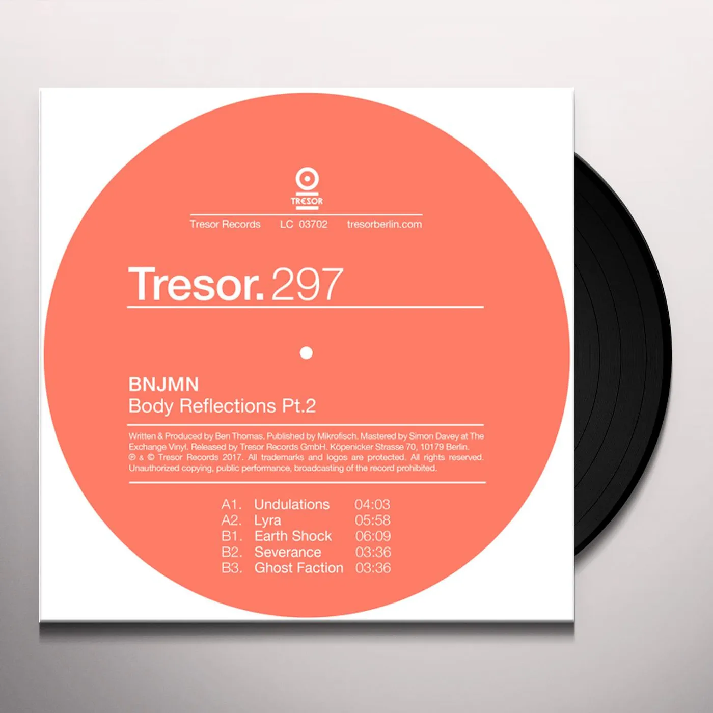 Bnjmn BODY REFLECTIONS 2 Vinyl Record