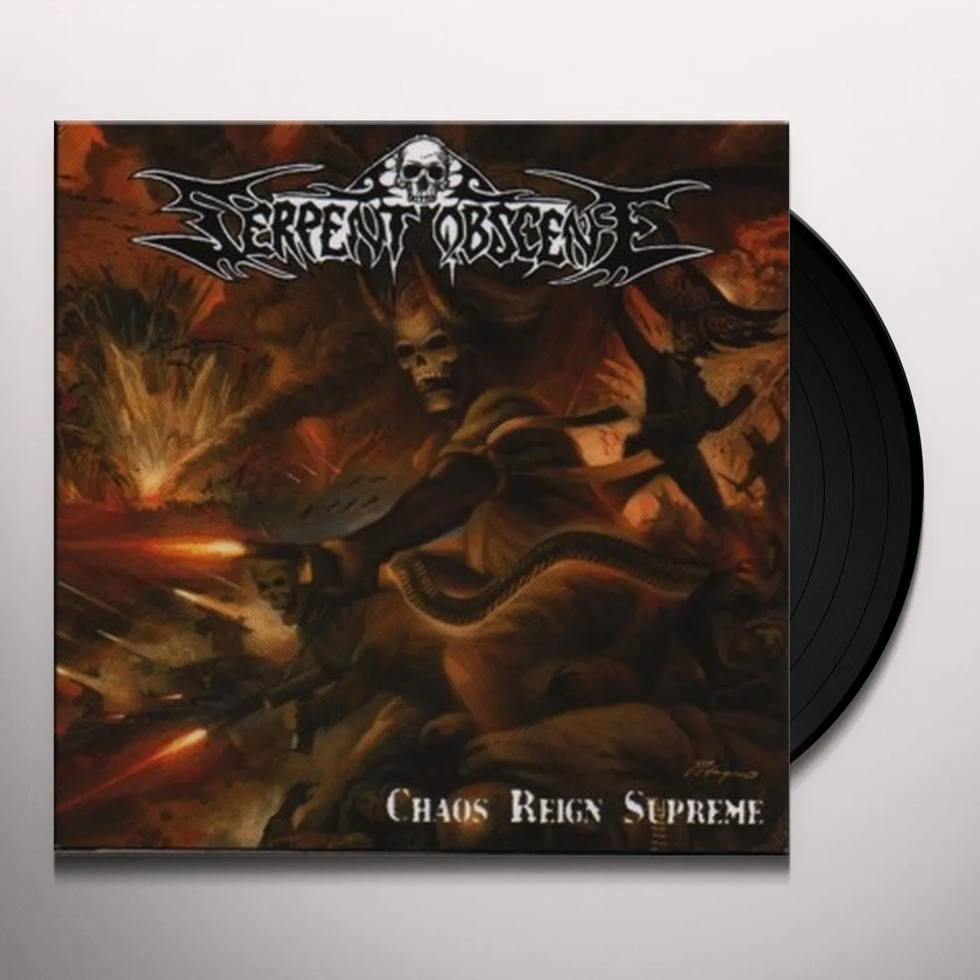 Serpent Obscene Chaos Reign Supreme Vinyl Record