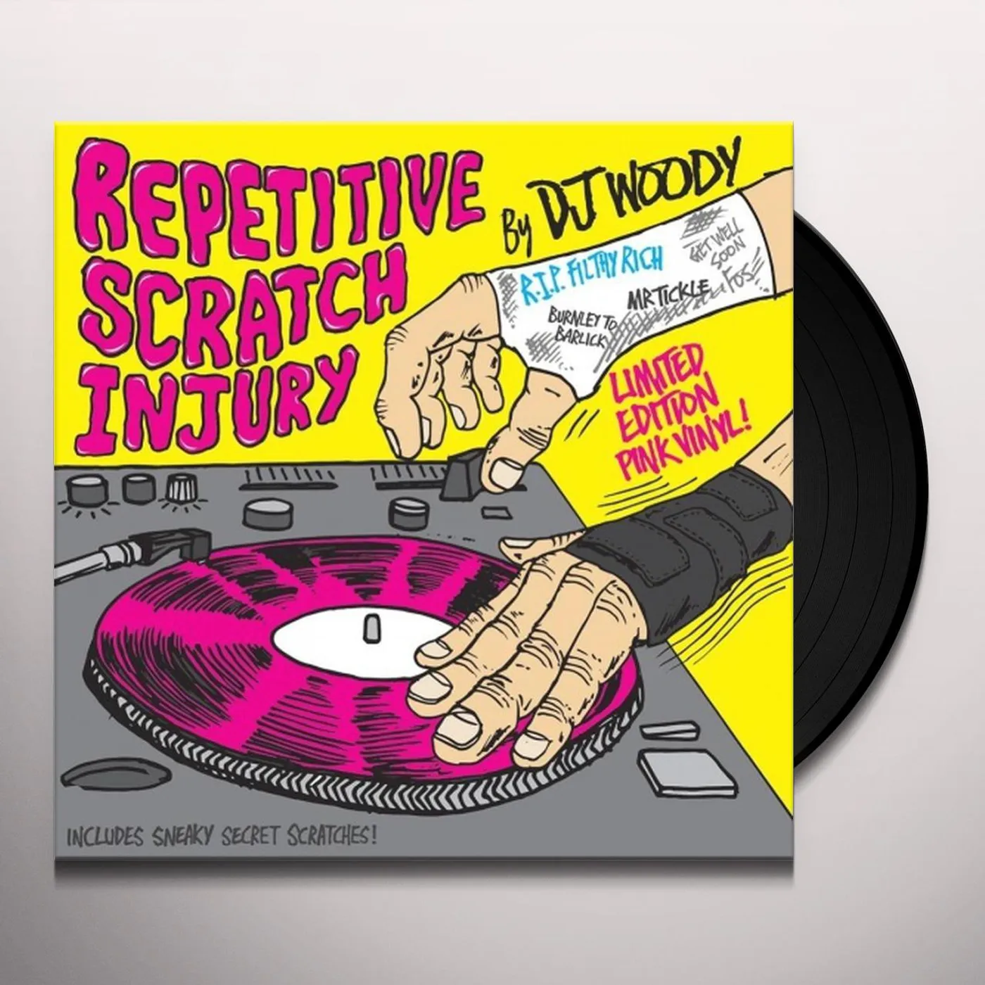 DJ Woody Repetitve Scratch Injury Vinyl Record
