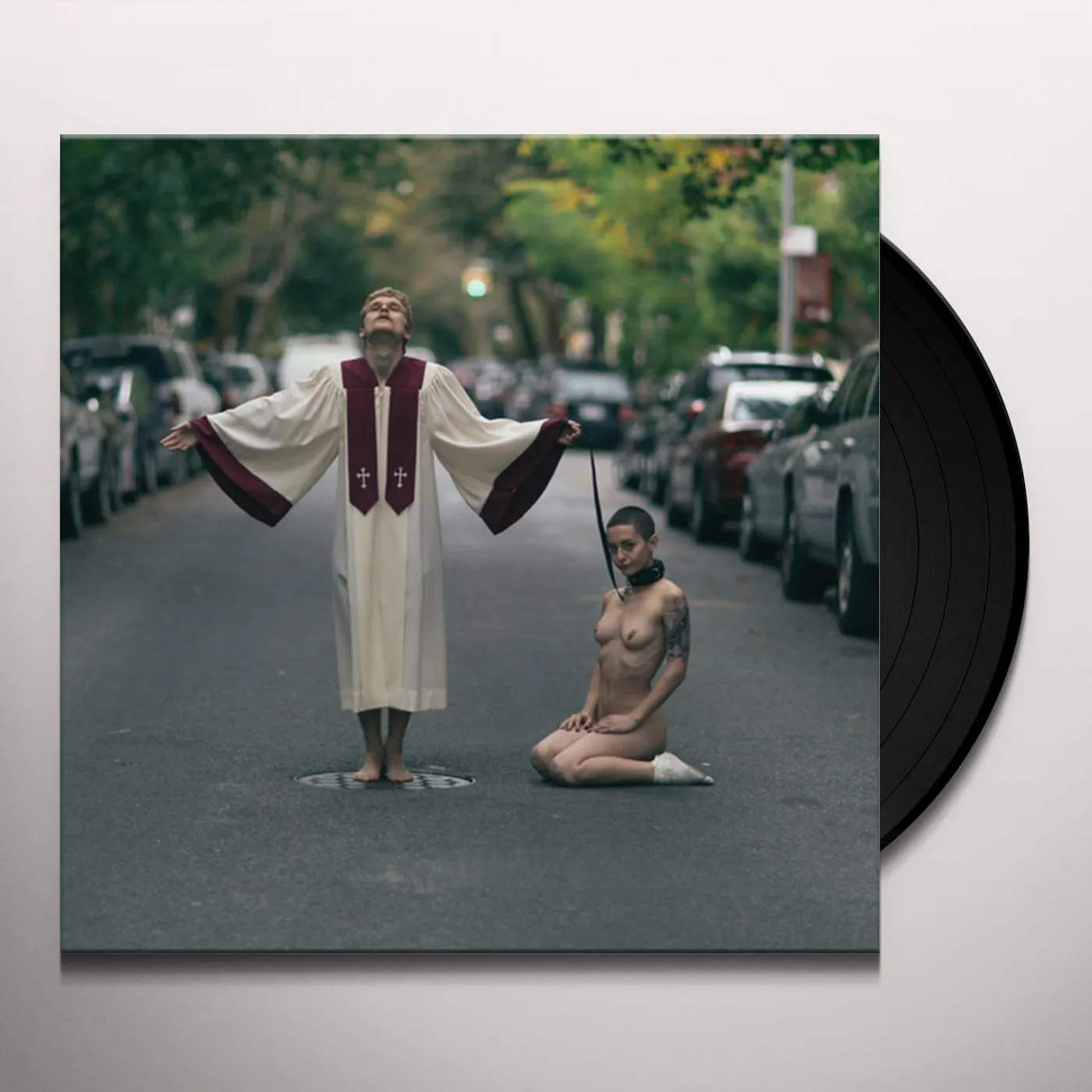 CRUCIFIXION OF RAPPER EXTRAORDINAIRE Slug † Christ Vinyl Record