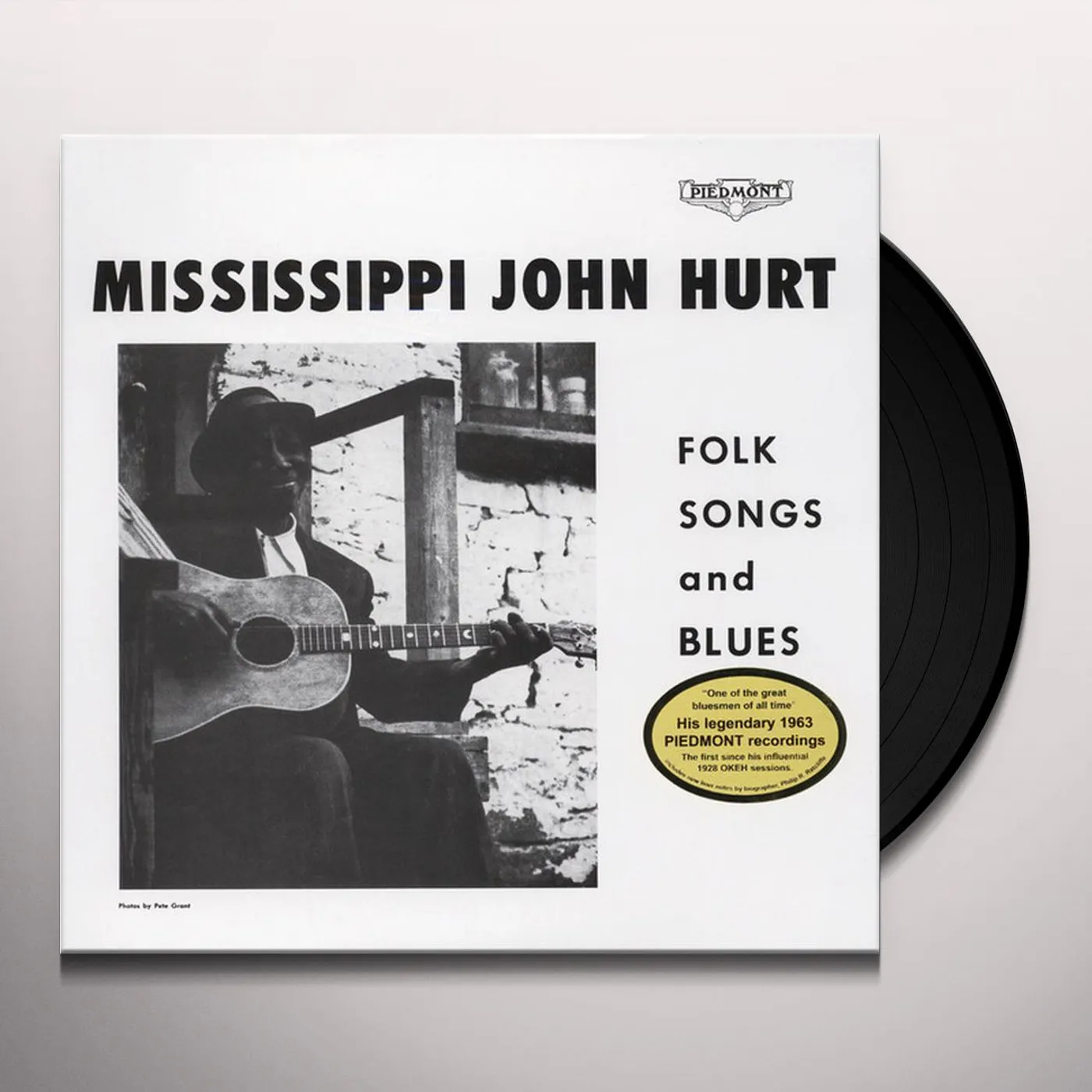 Mississippi John Hurt FOLKS SONGS & BLUES Vinyl Record