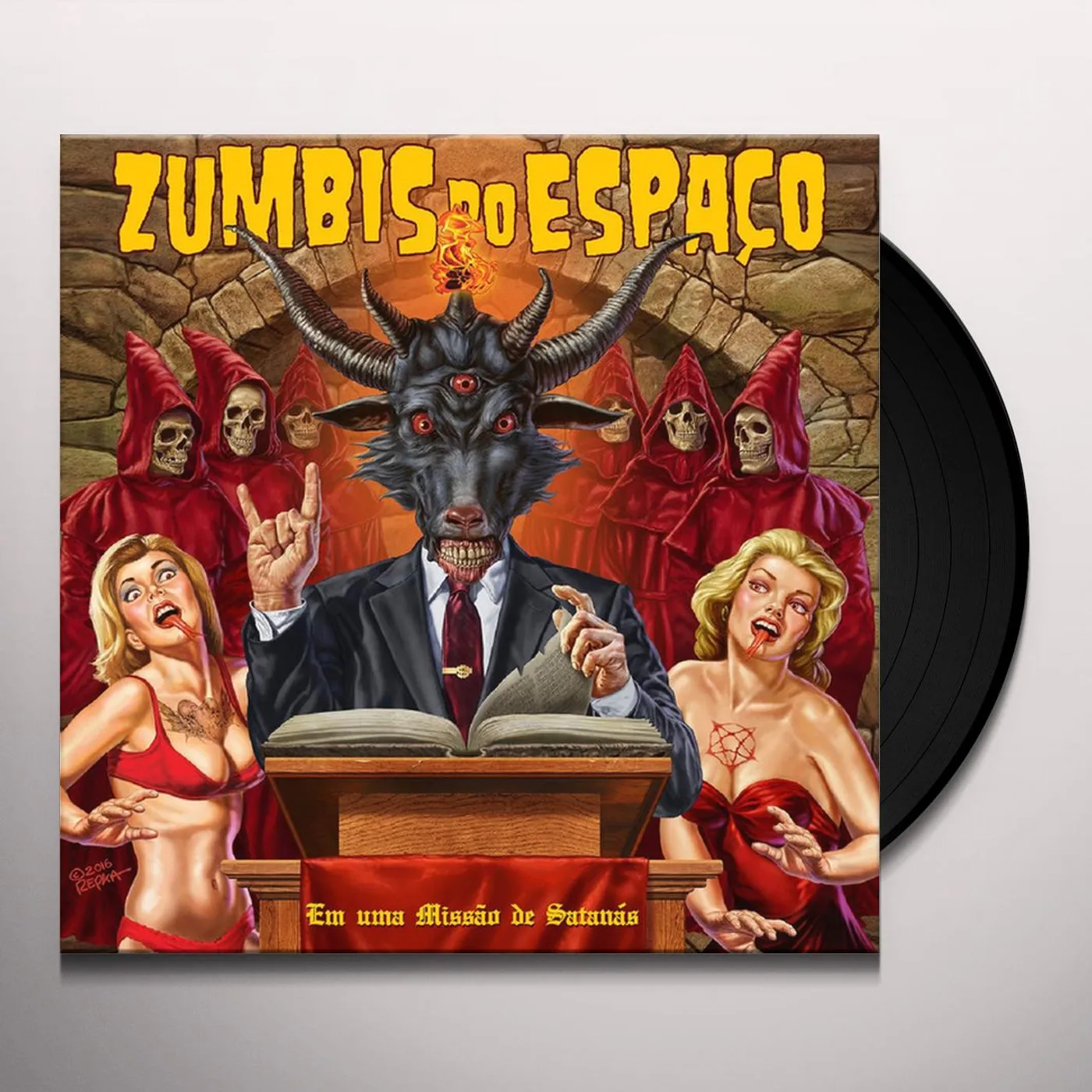 Zumbis Do Espaço EM UMA MISSAO DE SATANAS Vinyl Record