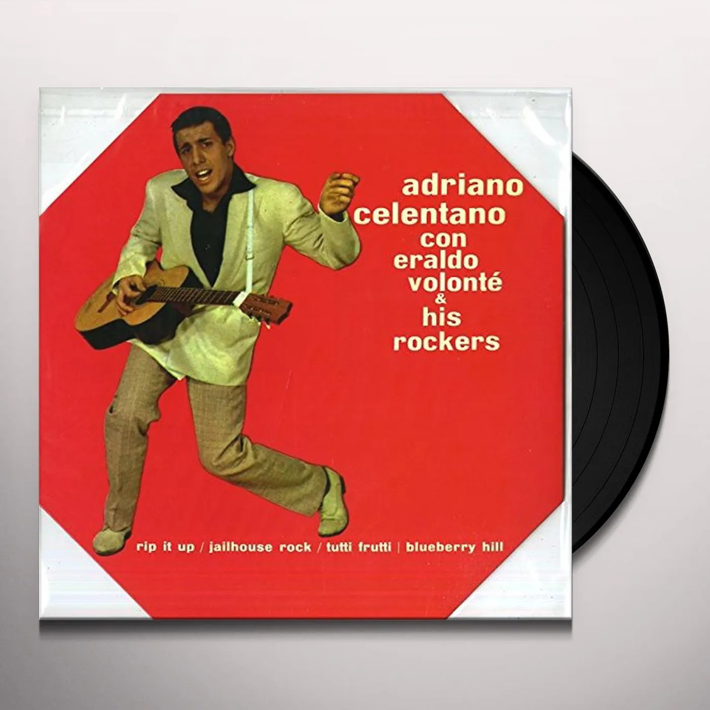 Adriano Celentano CON ERALDO VOLONTE & HIS ROCKERS Vinyl Record