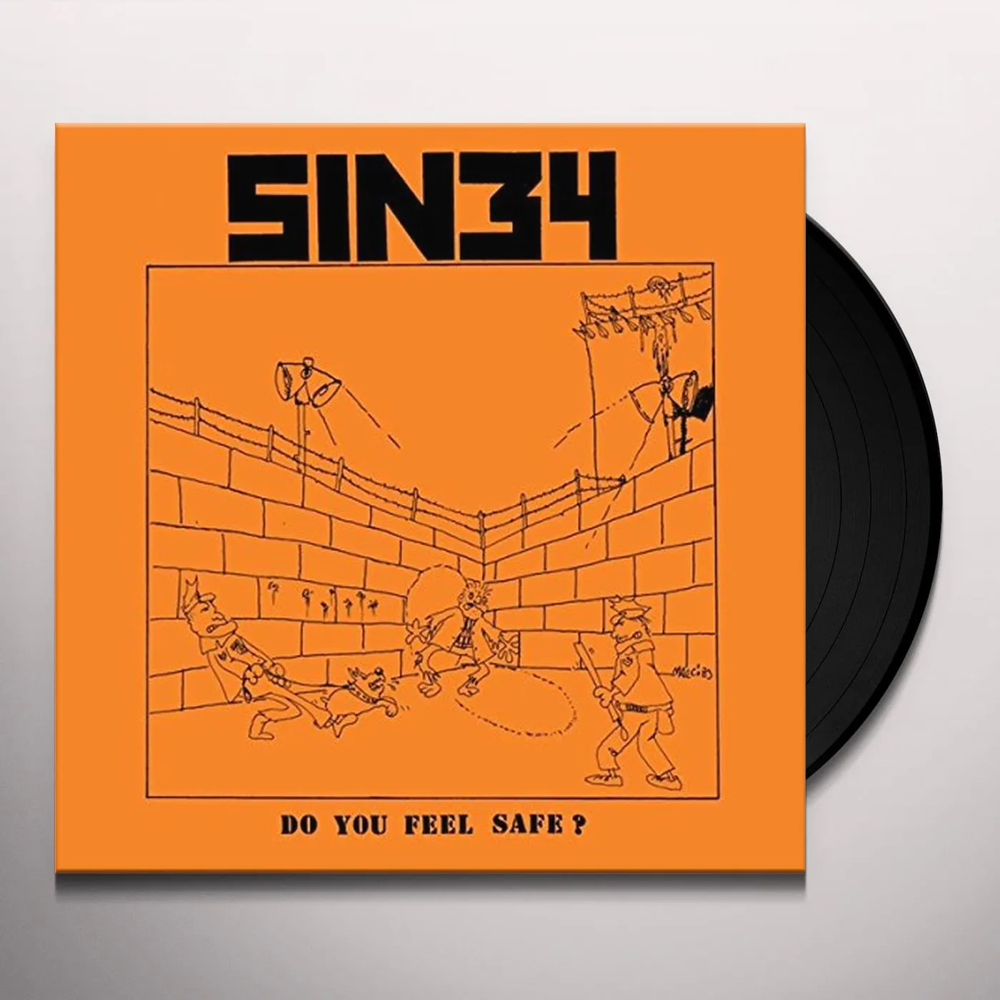 Sin 34 DO YOU FEEL SAFE Vinyl Record