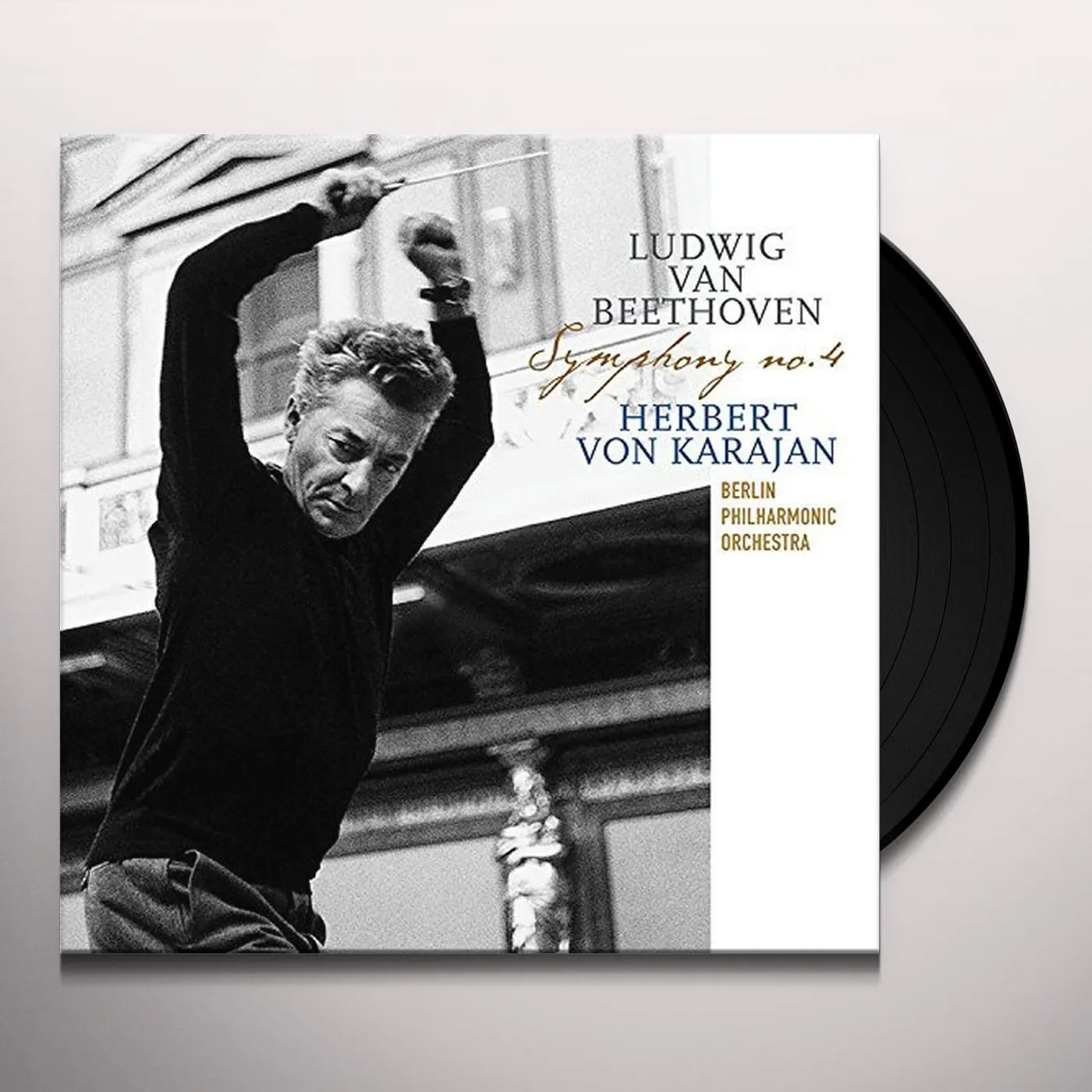 Herbert von Karajan BEETHOVEN: SYMPHONY 4 Vinyl Record