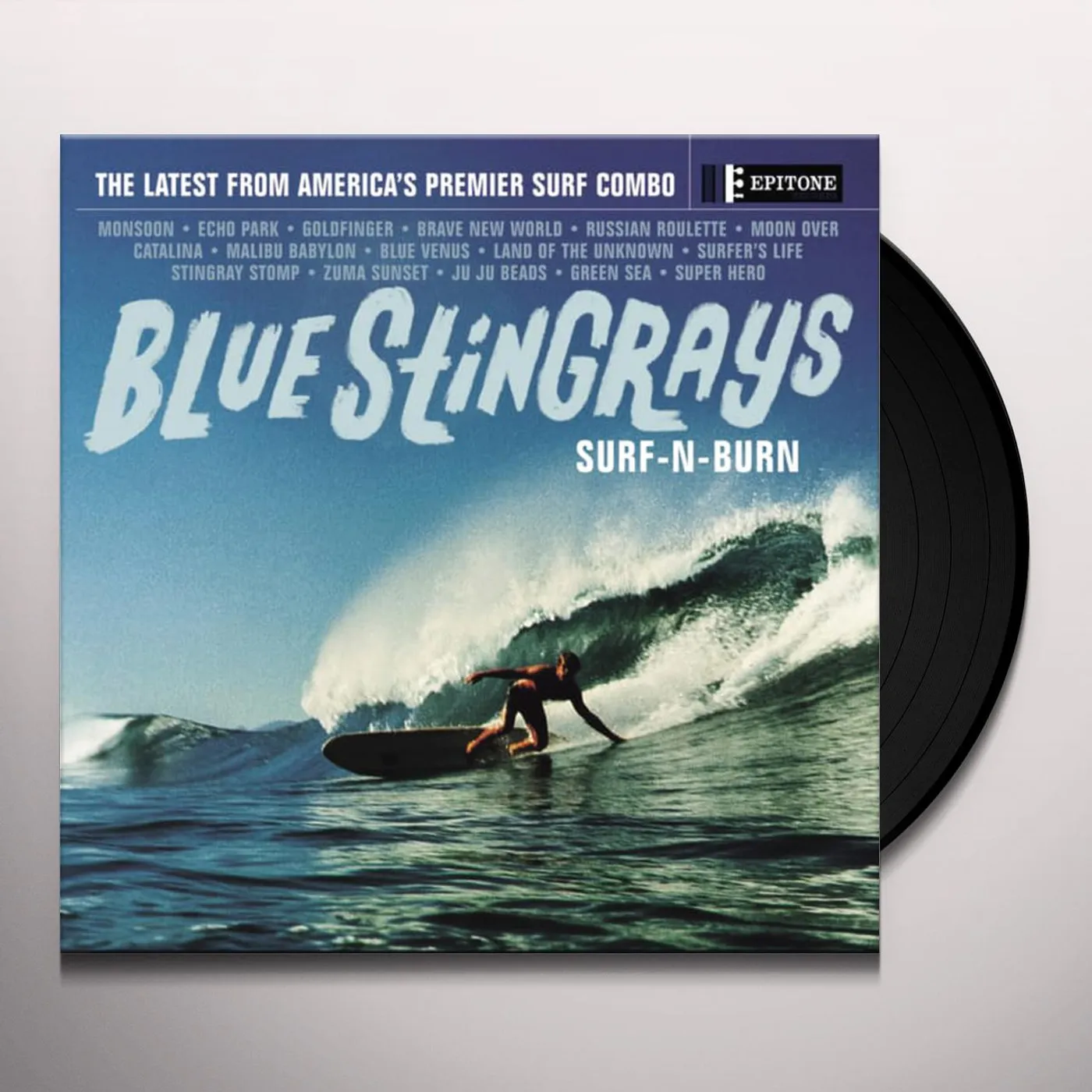 Blue Stingrays Surf-N-Burn Vinyl Record