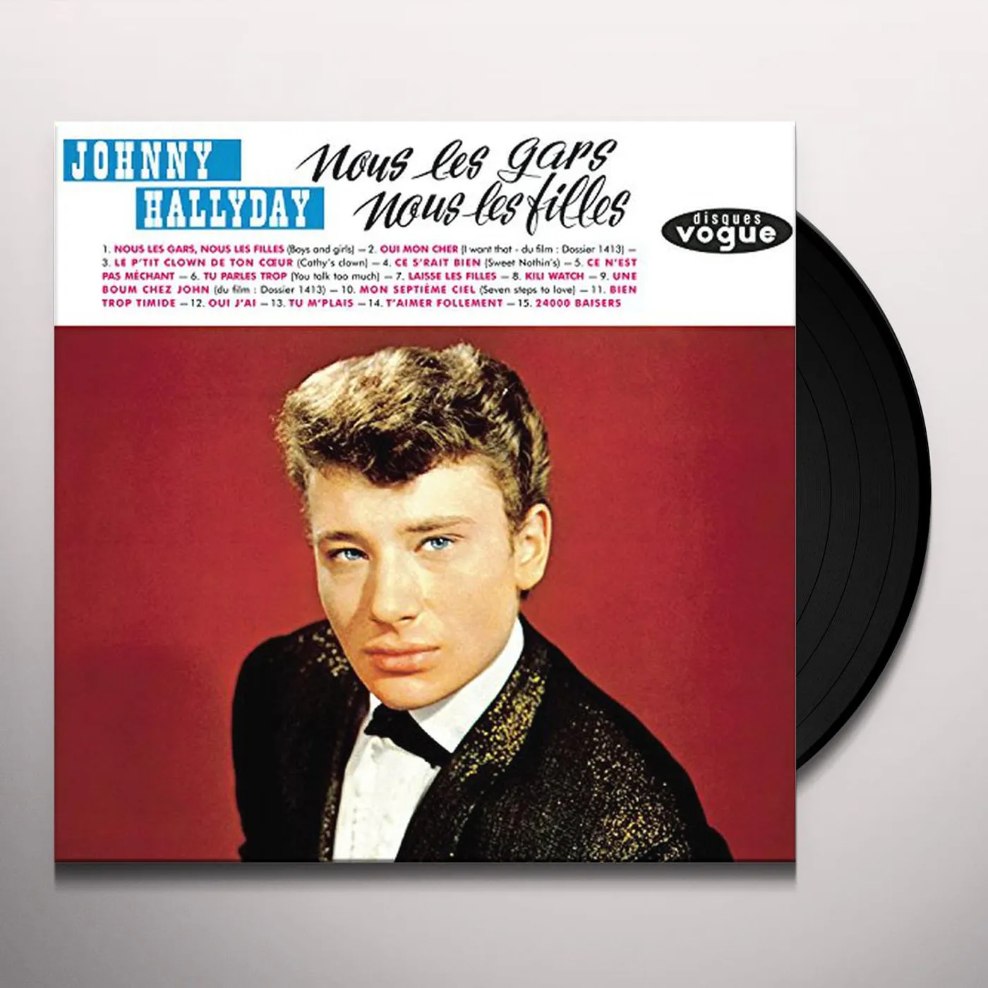 Johnny Hallyday NOUS LES GARS NOUS LES FILLES Vinyl Record