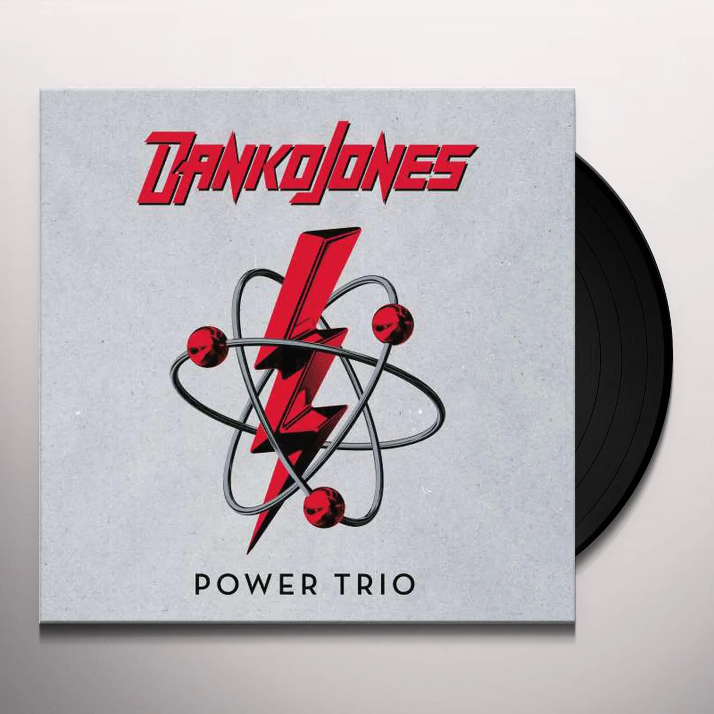 Danko Jones POWER TRIO (SILVER VINYL) Vinyl Record