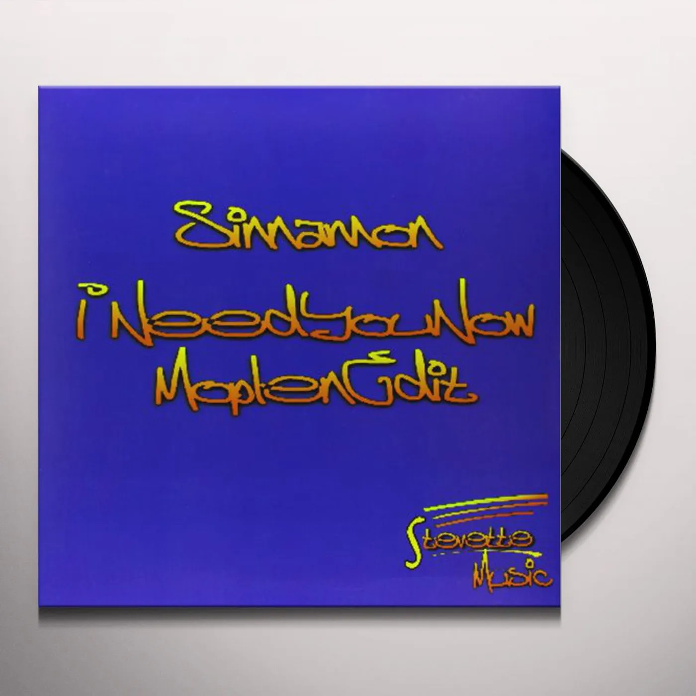 Sinnamon I Need You Now (Moplen Edit) Vinyl Record