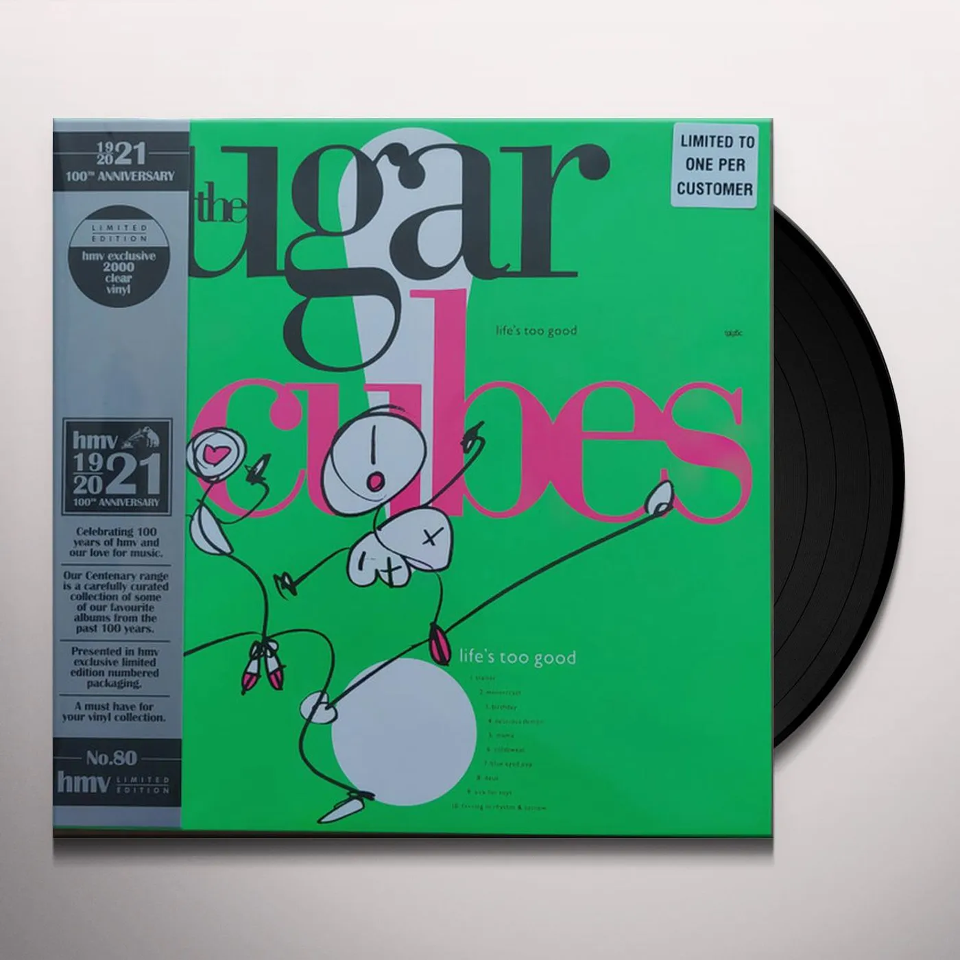 Sugarcubes LIFES TOO GOOD (CLEAR VINYL) Vinyl Record