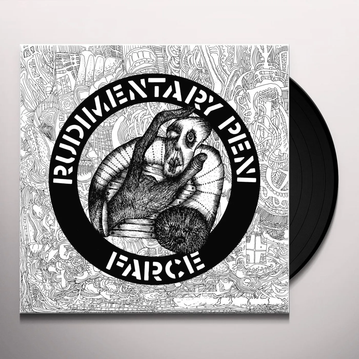 Rudimentary Peni Farce Vinyl Record
