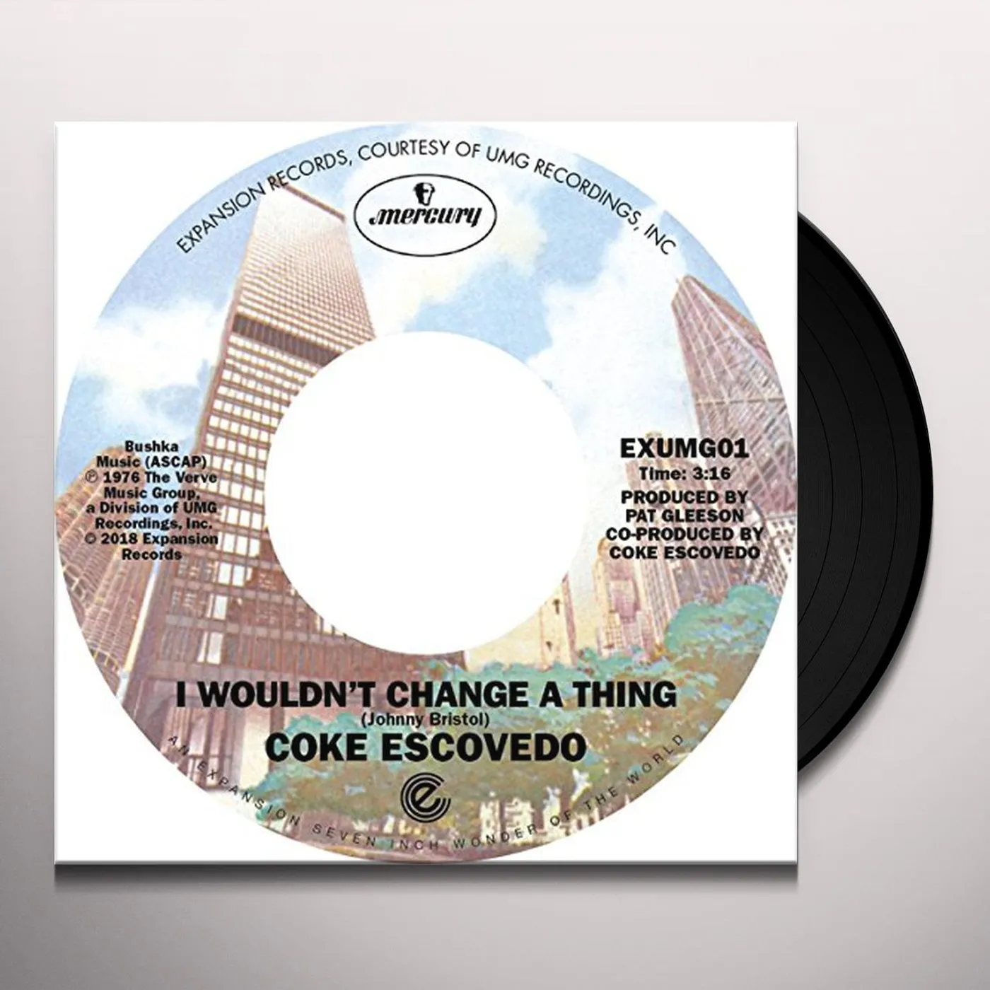 Coke Escovedo I WON'T CHANGE A THING / REBIRTH Vinyl Record