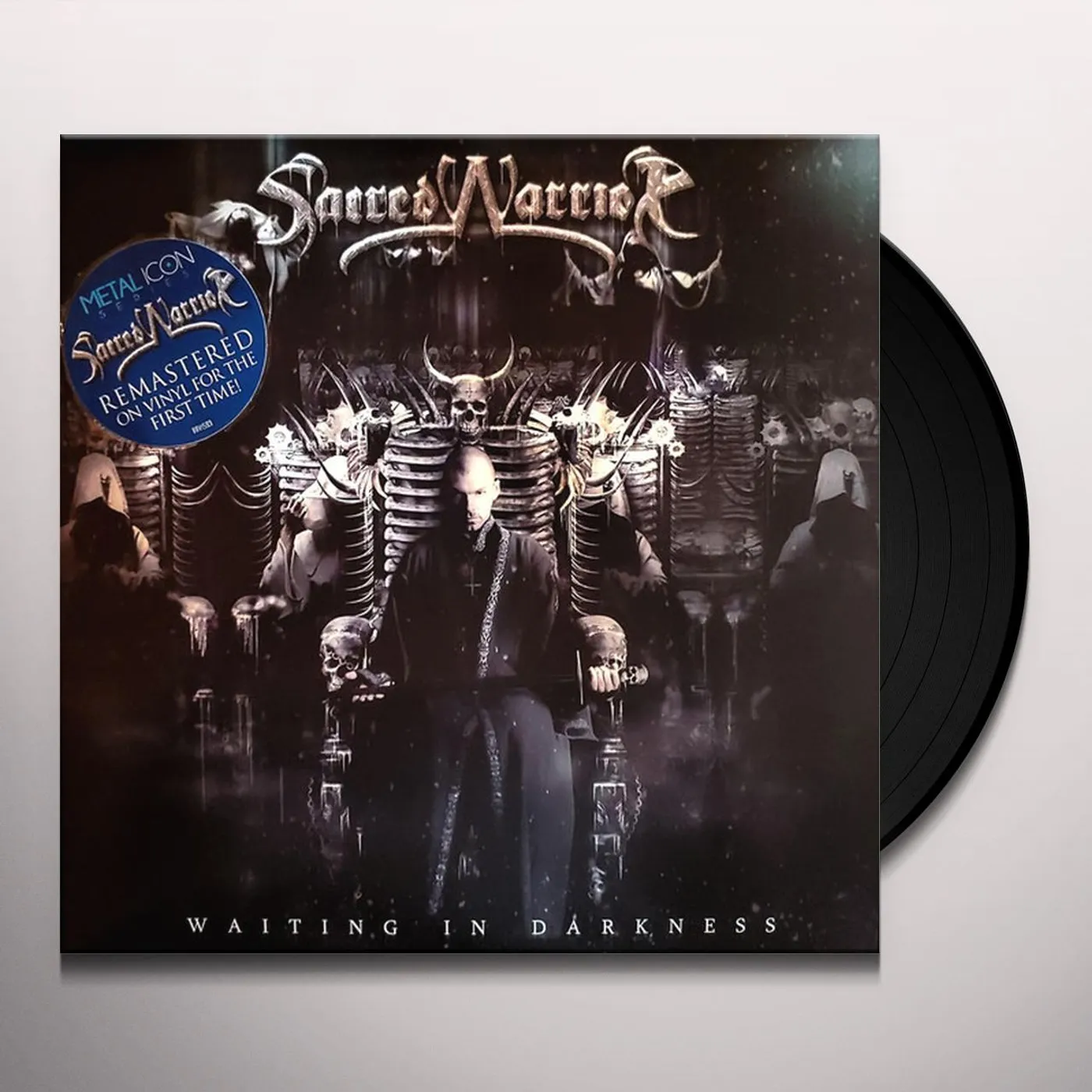 Sacred Warrior Waitin In Darkness Vinyl Record