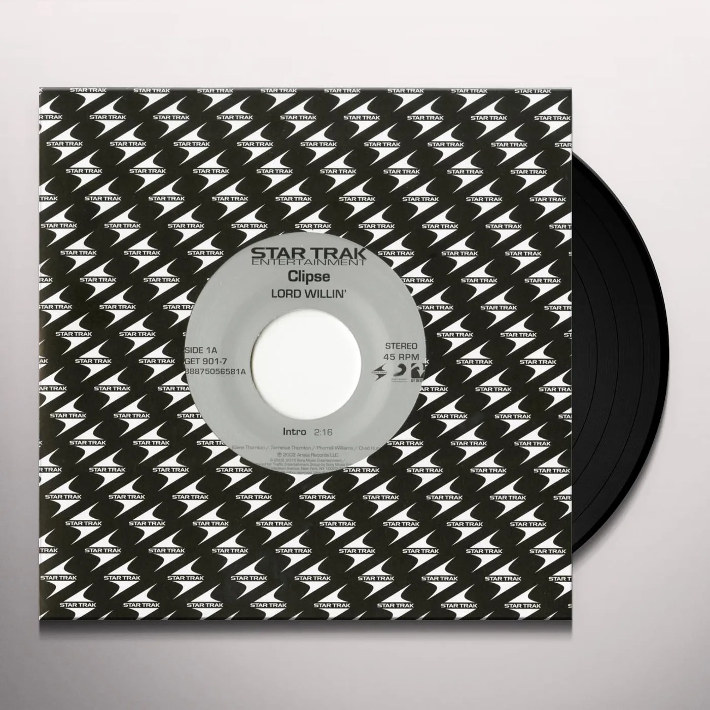 Clipse INTRO / YOUNG BOY Vinyl Record