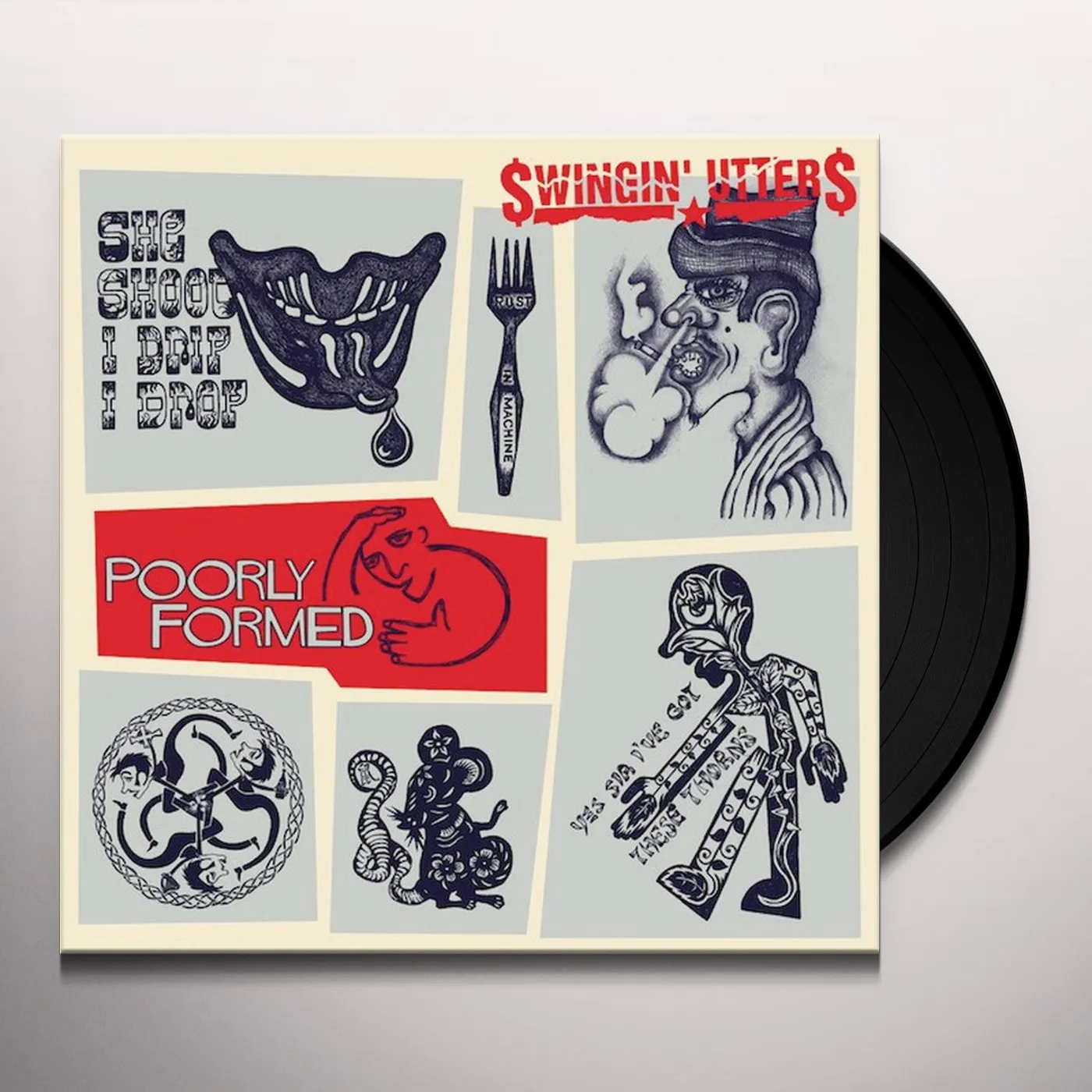 Swingin' Utters Poorly Formed Vinyl Record