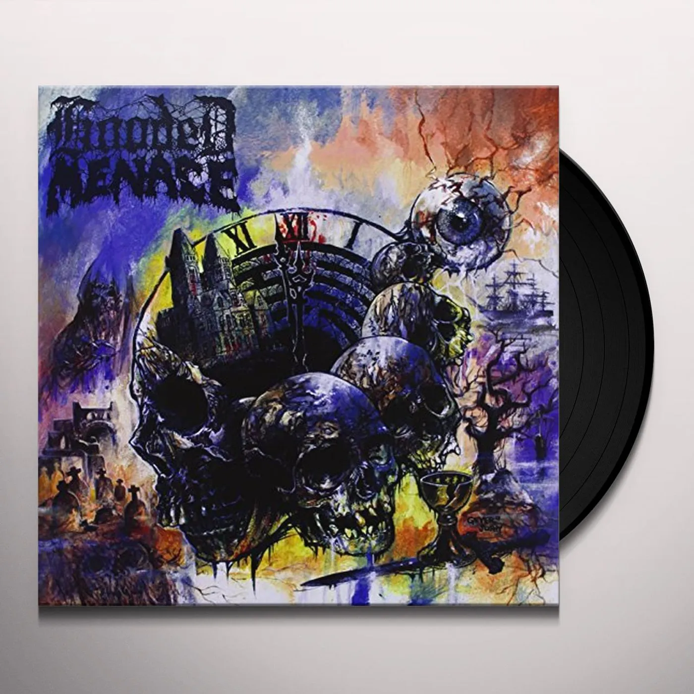 Hooded Menace LABYRINTH OF CARRION BREEZE Vinyl Record - UK Release