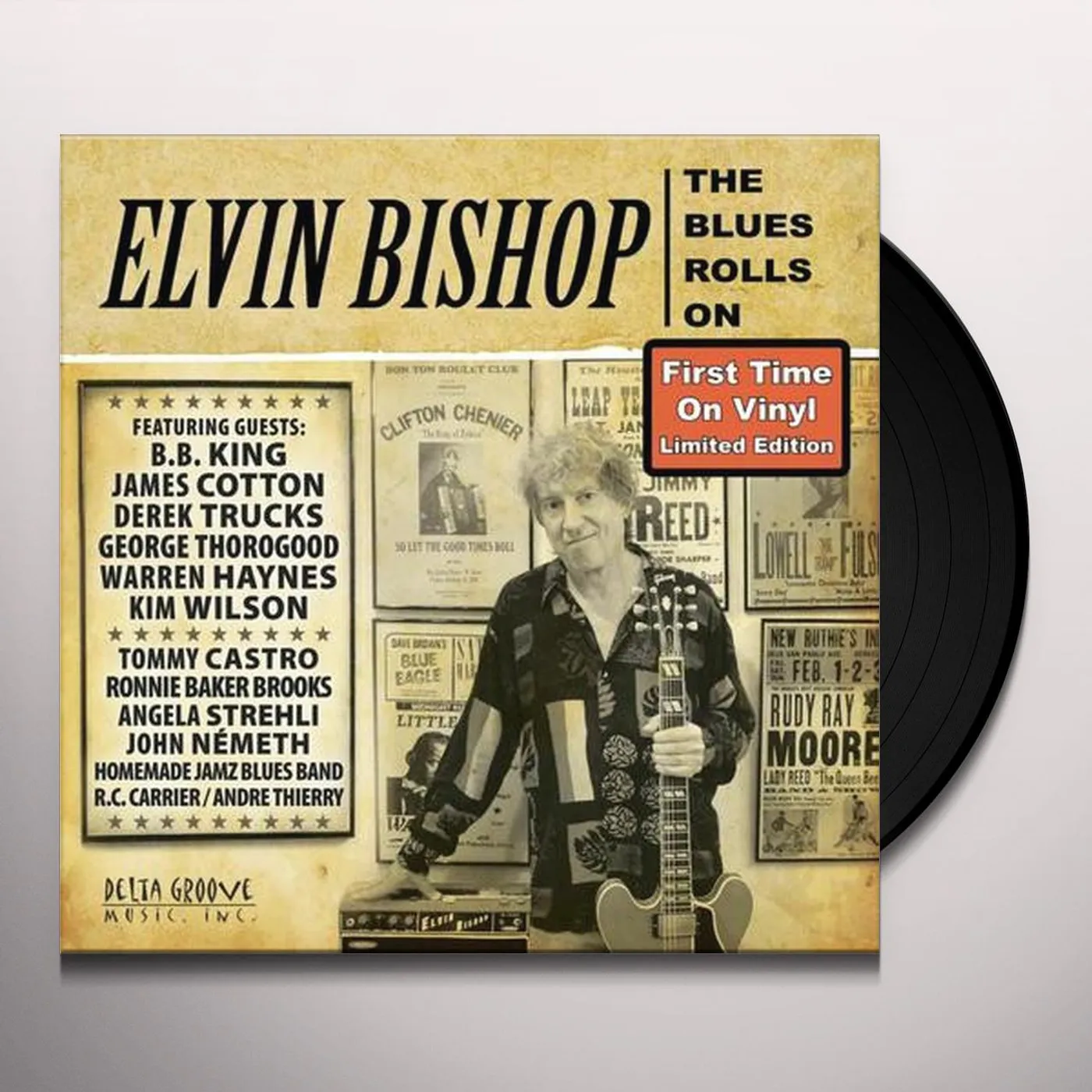 Elvin Bishop The Blues Rolls On Vinyl Record
