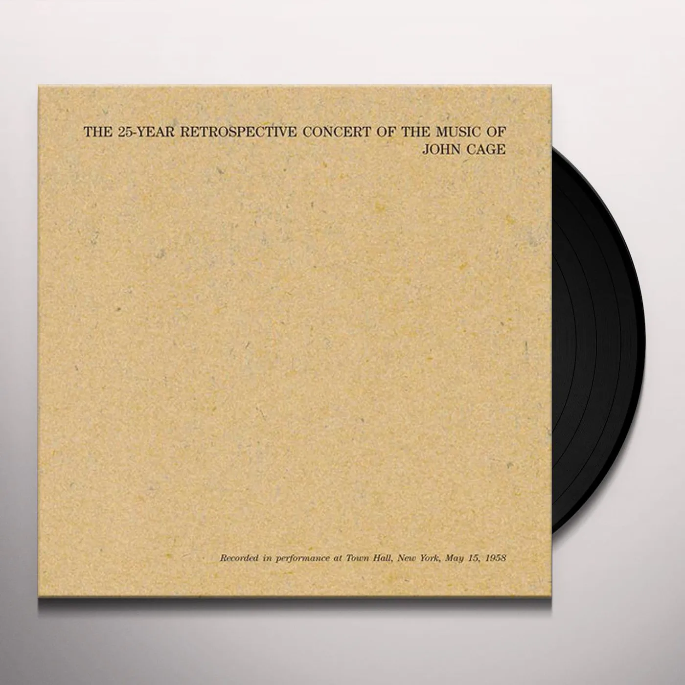 John Cage 25 YEAR RETROSPECTIVE CONCERT OF THE MUSIC OF JOHN Vinyl Record