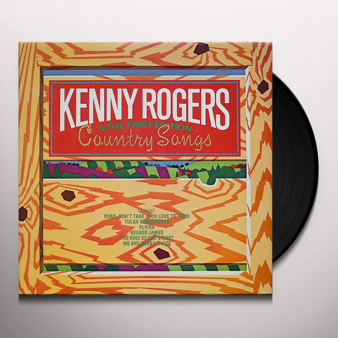 Kenny Rogers & The First Edition COUNTRY SONGS (TULSA TURNAROUND, RUBY.., ME & BOBBY MCGEE) Vinyl Record