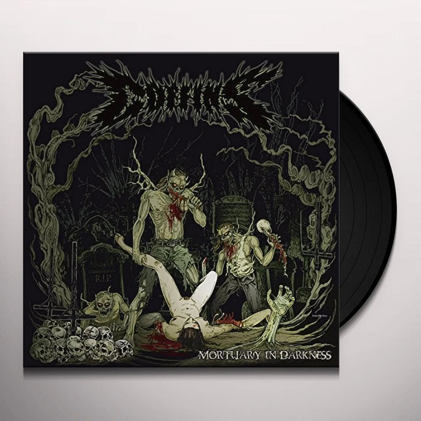 Coffins Mortuary in Darkness Vinyl Record
