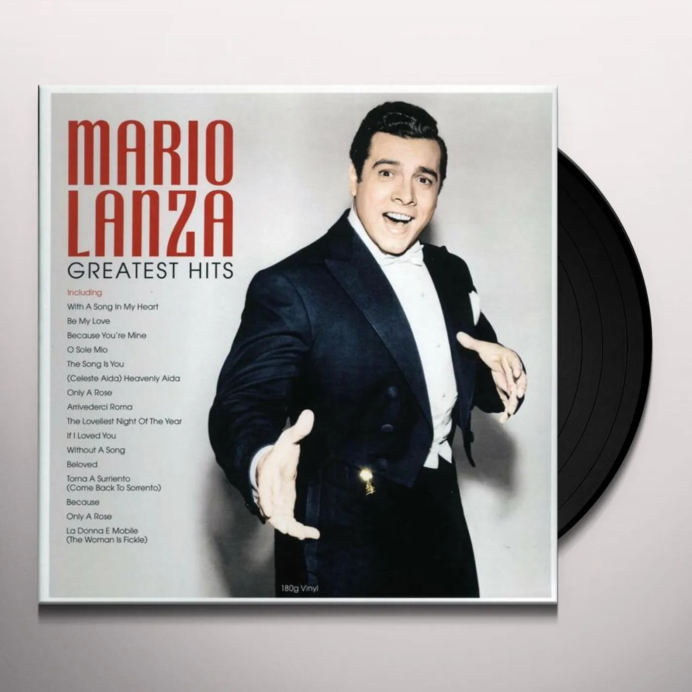 Mario Lanza Greatest Hits Vinyl Record
