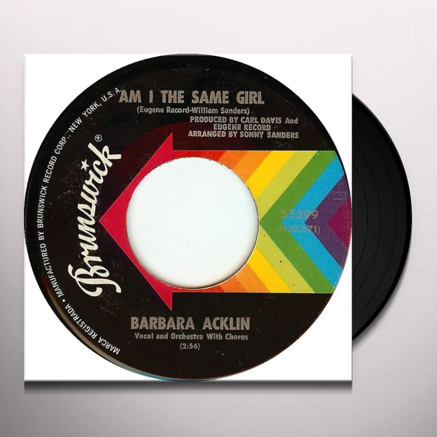 Barbara Acklin AM I THE SAME GIRL / SOULFUL STRUT Vinyl Record