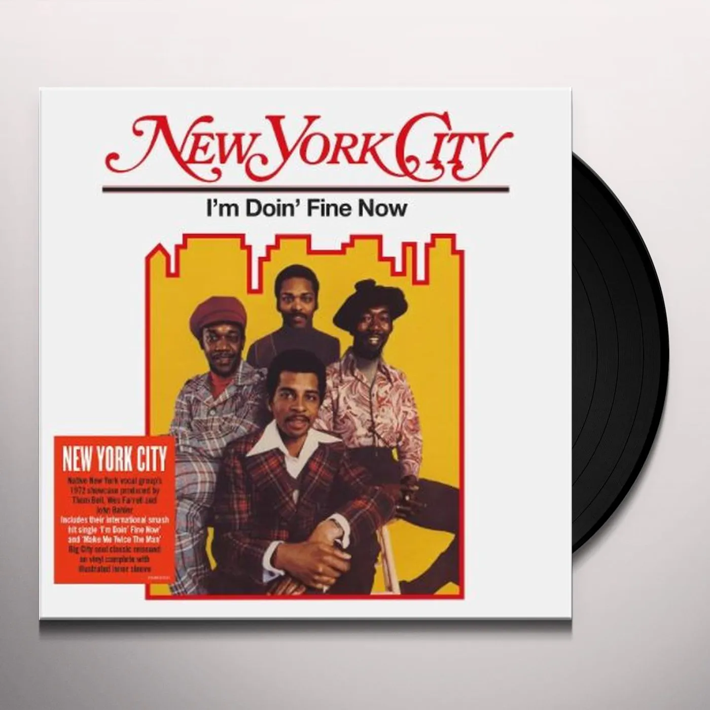 New York City I'M DOING FINE NOW Vinyl Record