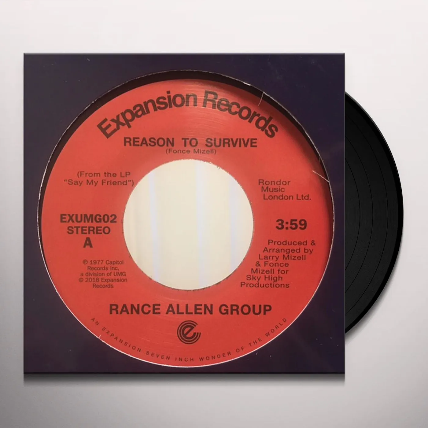 The Rance Allen Group REASON TO SURVIVE / PEACE OF MIND Vinyl Record