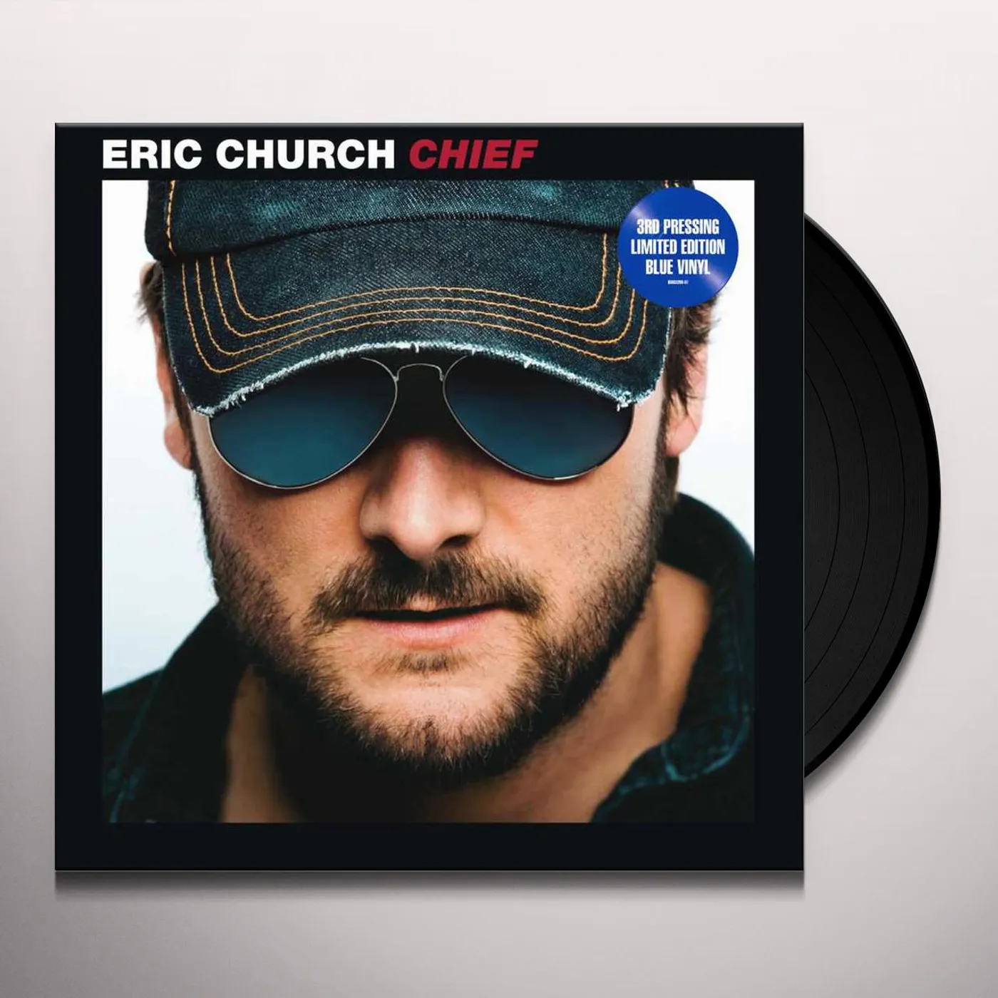 Eric Church CHIEF (BLUE VINYL) Vinyl Record