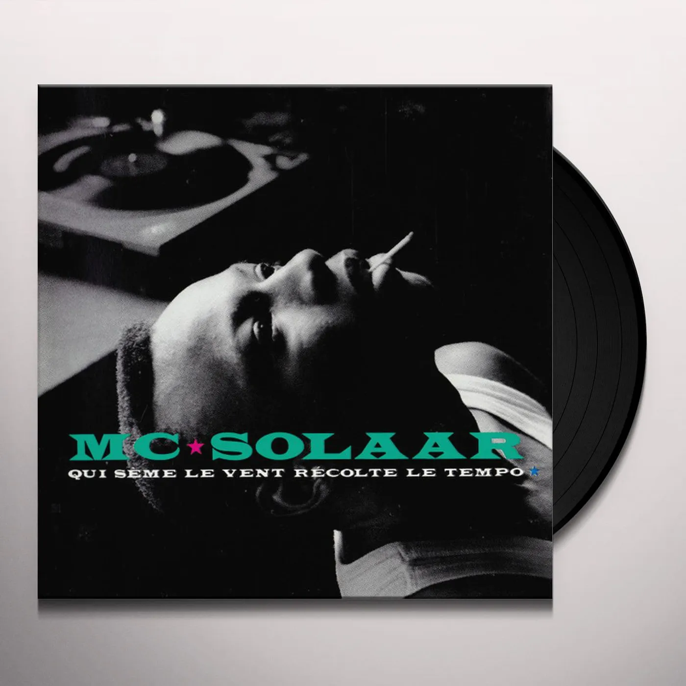 MC Solaar QUI SEME LE VENT RECOLTE LE TEMPO Vinyl Record