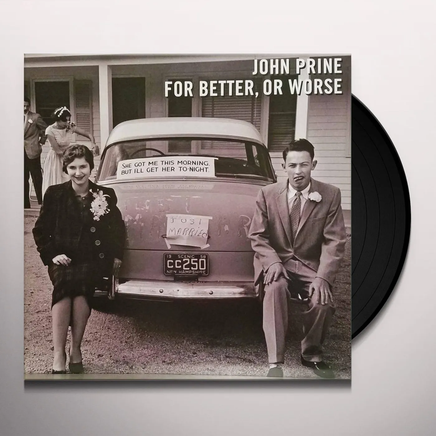 John Prine FOR BETTER OR WORSE Vinyl Record