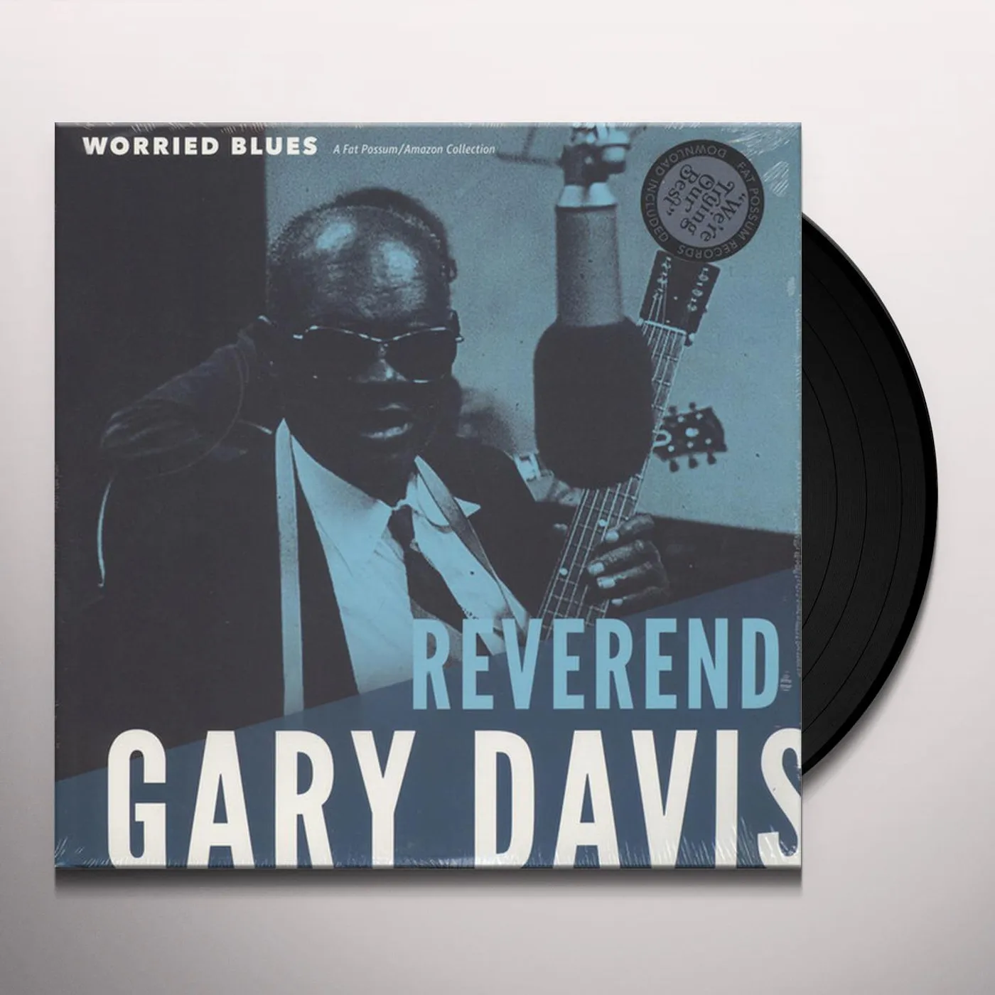 Reverend Gary Davis WORRIED BLUES Vinyl Record