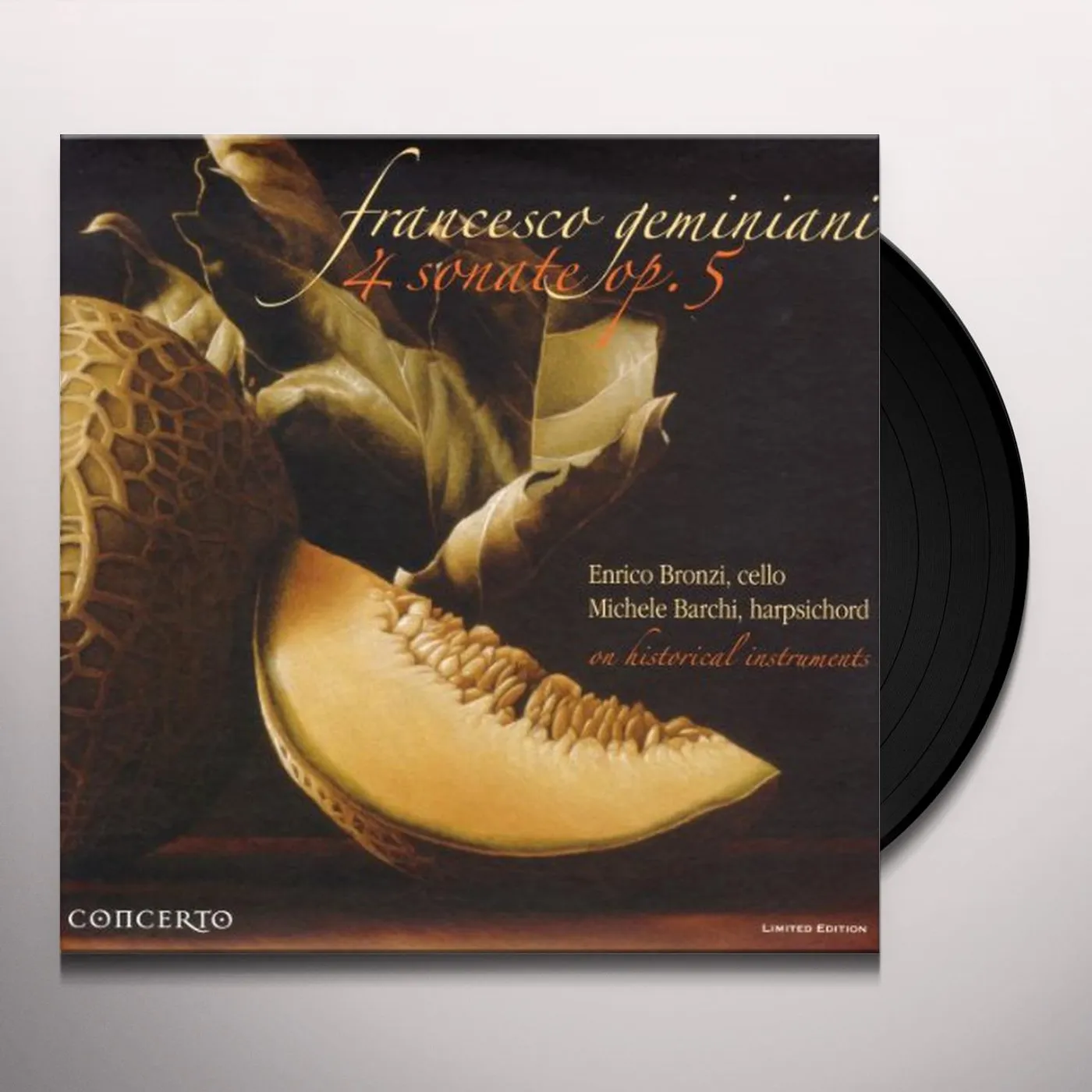 Geminiani 4 SONATE OP 5 Vinyl Record