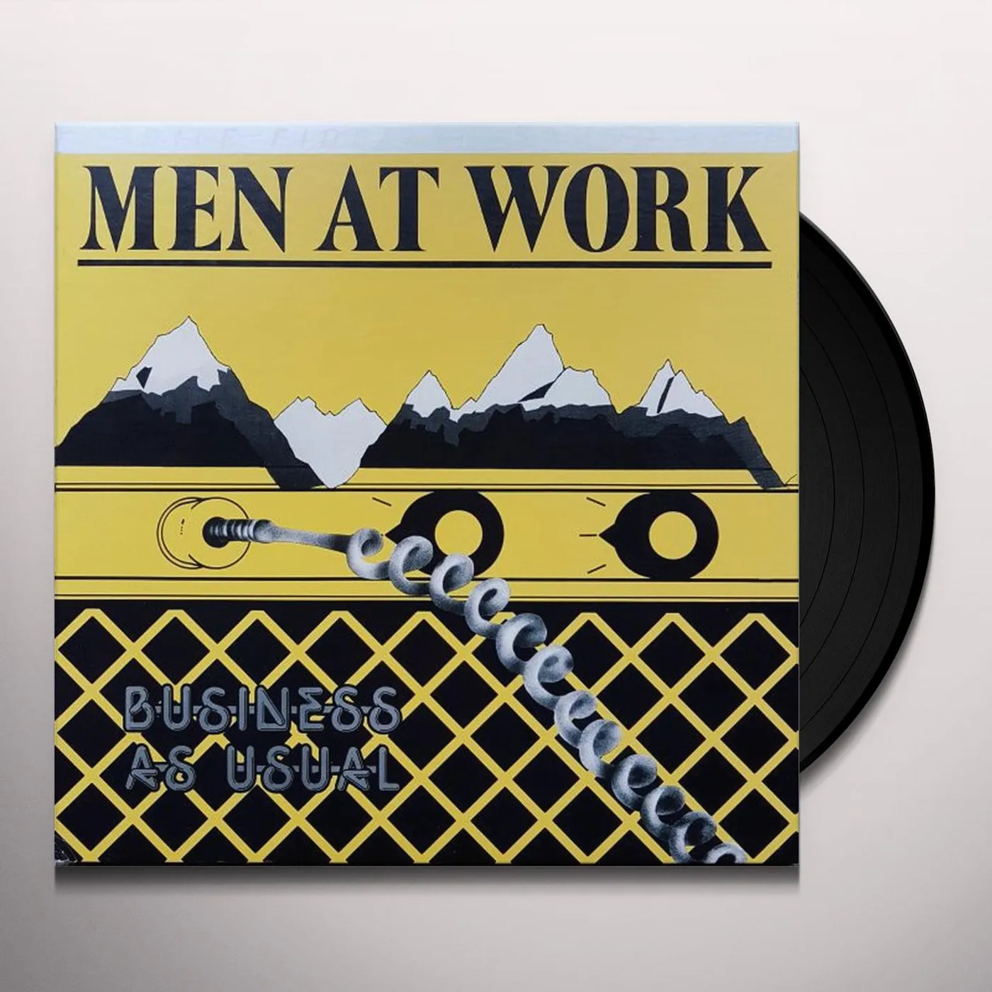 Men At Work Business As Usual Vinyl Record