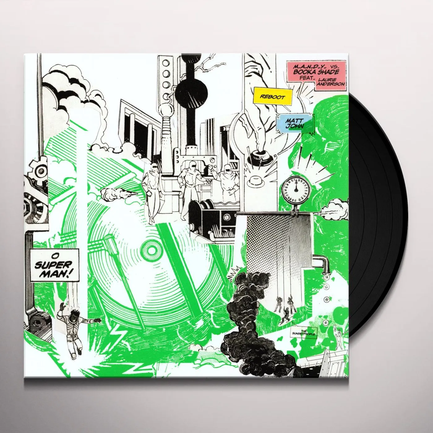 M.A.N.D.Y Vs Booka Shade O SUPERMAN 1 Vinyl Record