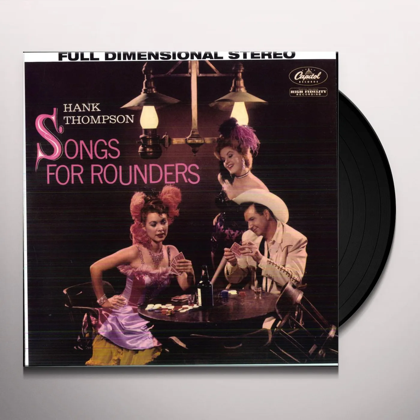 Hank Thompson Songs for Rounders Vinyl Record
