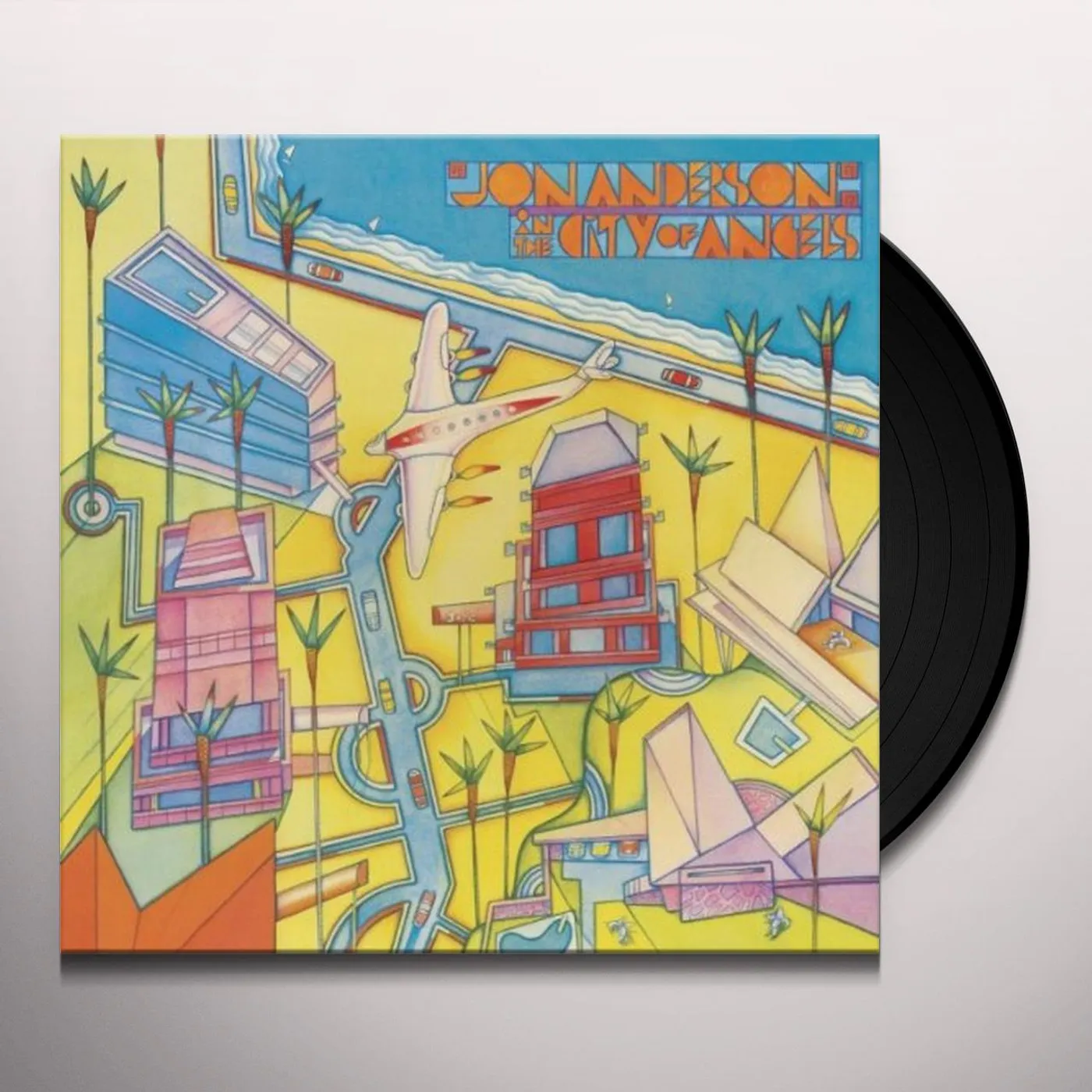 Jon Anderson IN THE CITY OF ANGELS Vinyl Record