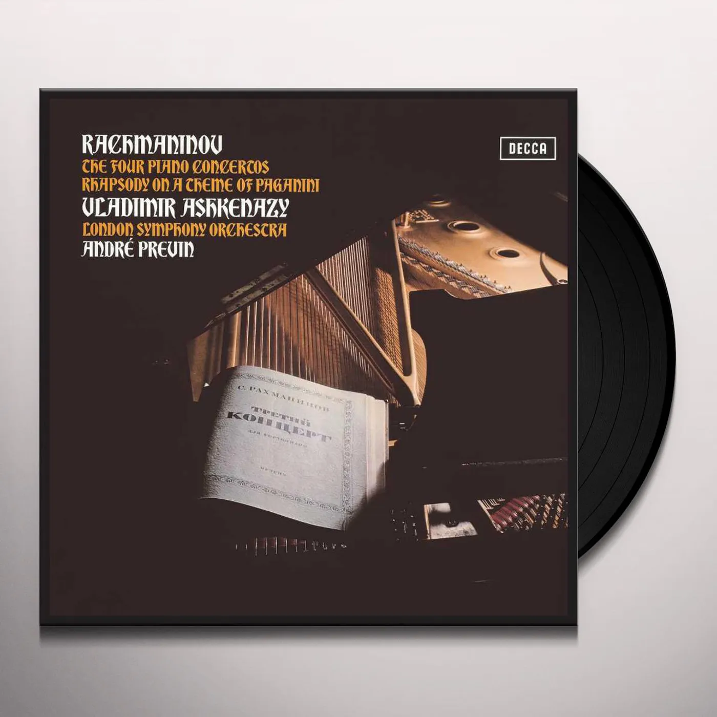 Vladimir Ashkenazy Rachmaninov: The Piano Concertos/Paganini Rhapsody Vinyl Record