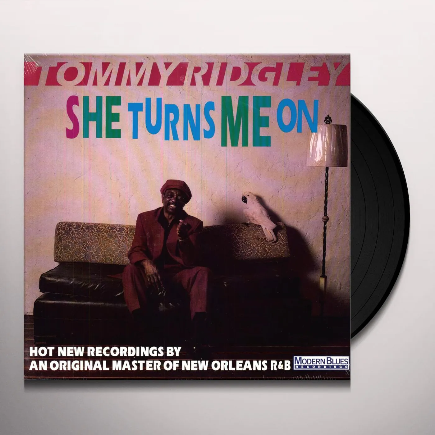 Tommy Ridgley SHE TURNS ME ON Vinyl Record