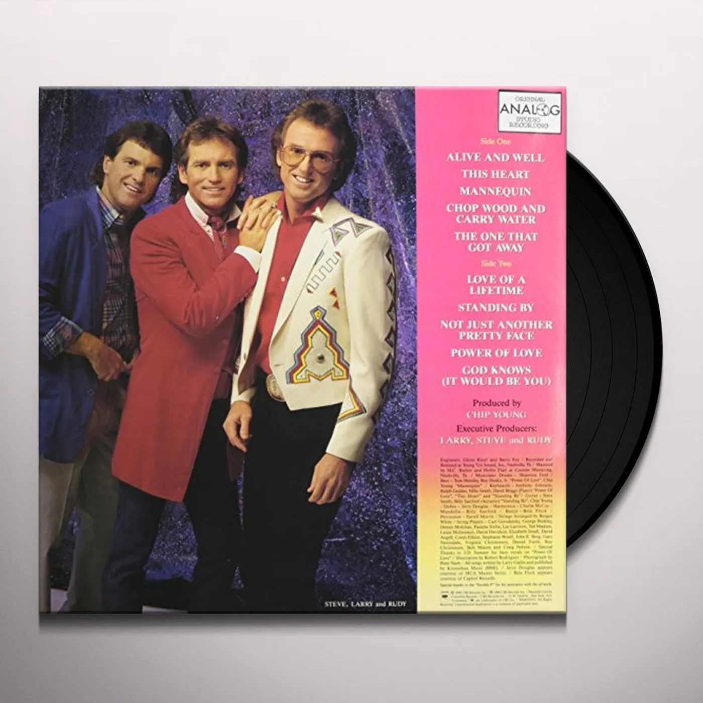 Larry Gatlin & The Gatlin Brothers ALIVE AND WELL LIVIN IN THE LAND OF DREAMS Vinyl Record