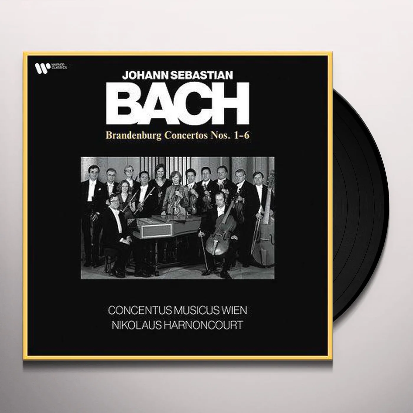 Nikolaus Harnoncourt / Concentus Musicus Wien BACH: THE BRANDENBURG CONCERTOS Vinyl Record