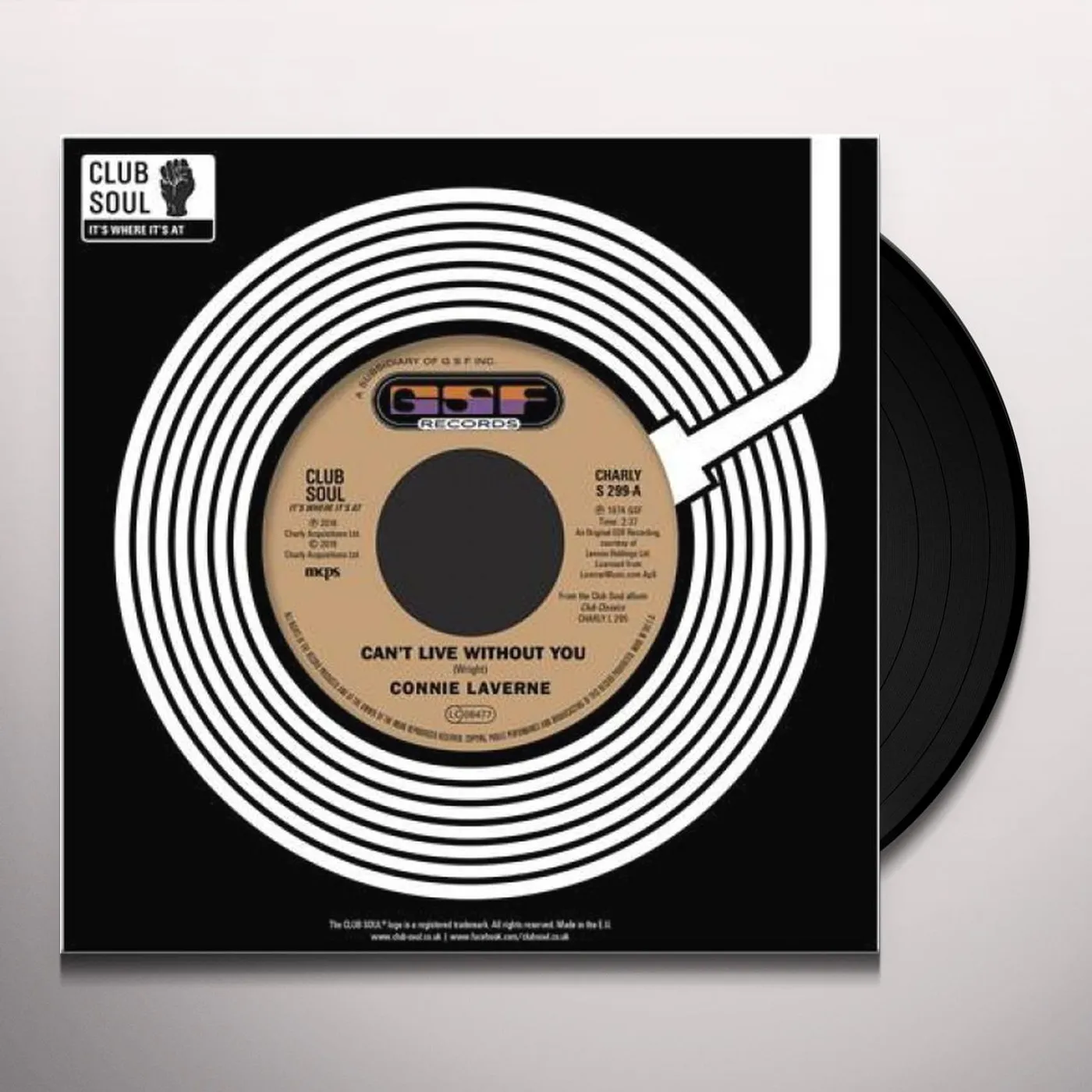 Connie Laverne Can't Live Without You / I Can See Him Loving You Vinyl Record