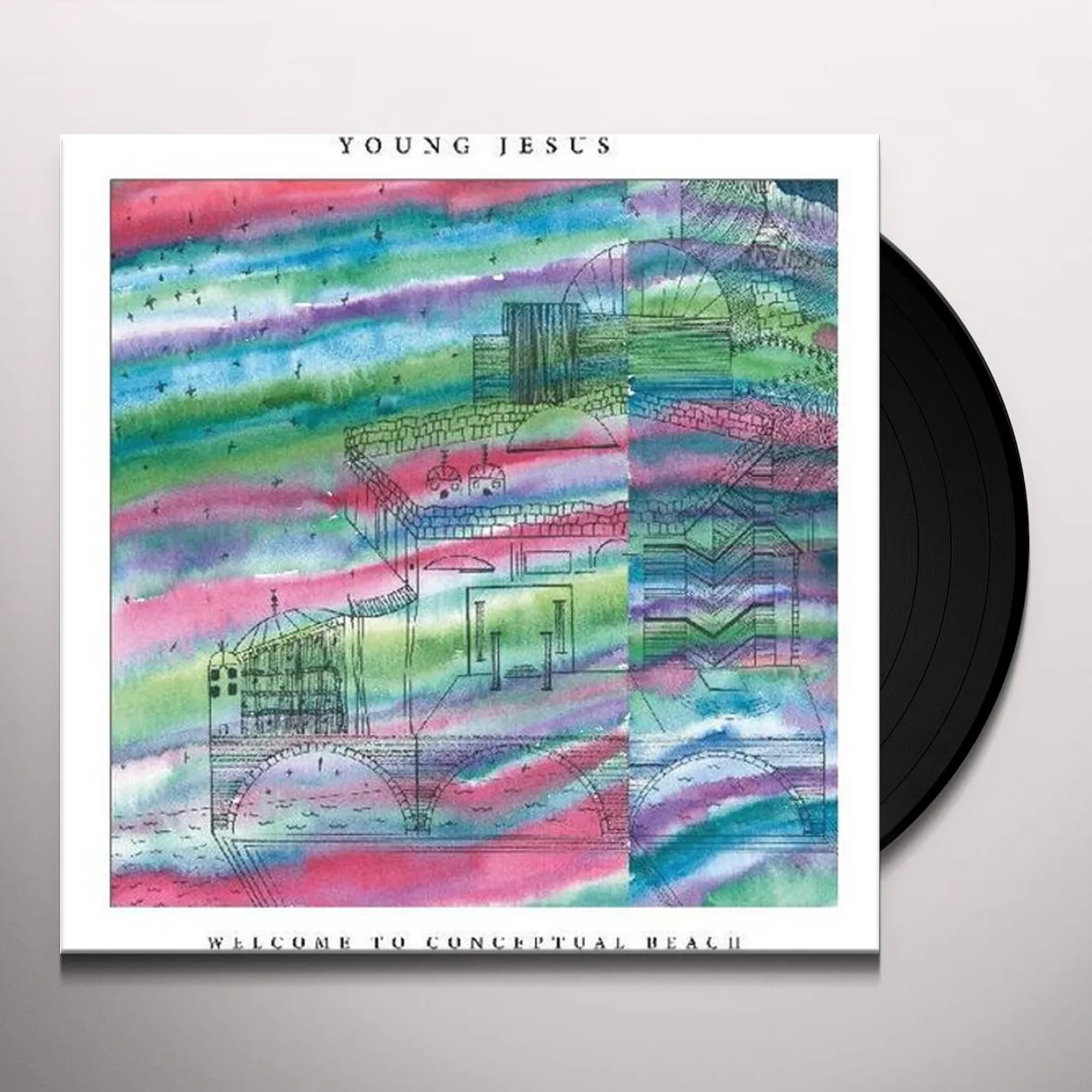 Young Jesus WELCOME TO CONCEPTUAL BEACH Vinyl Record