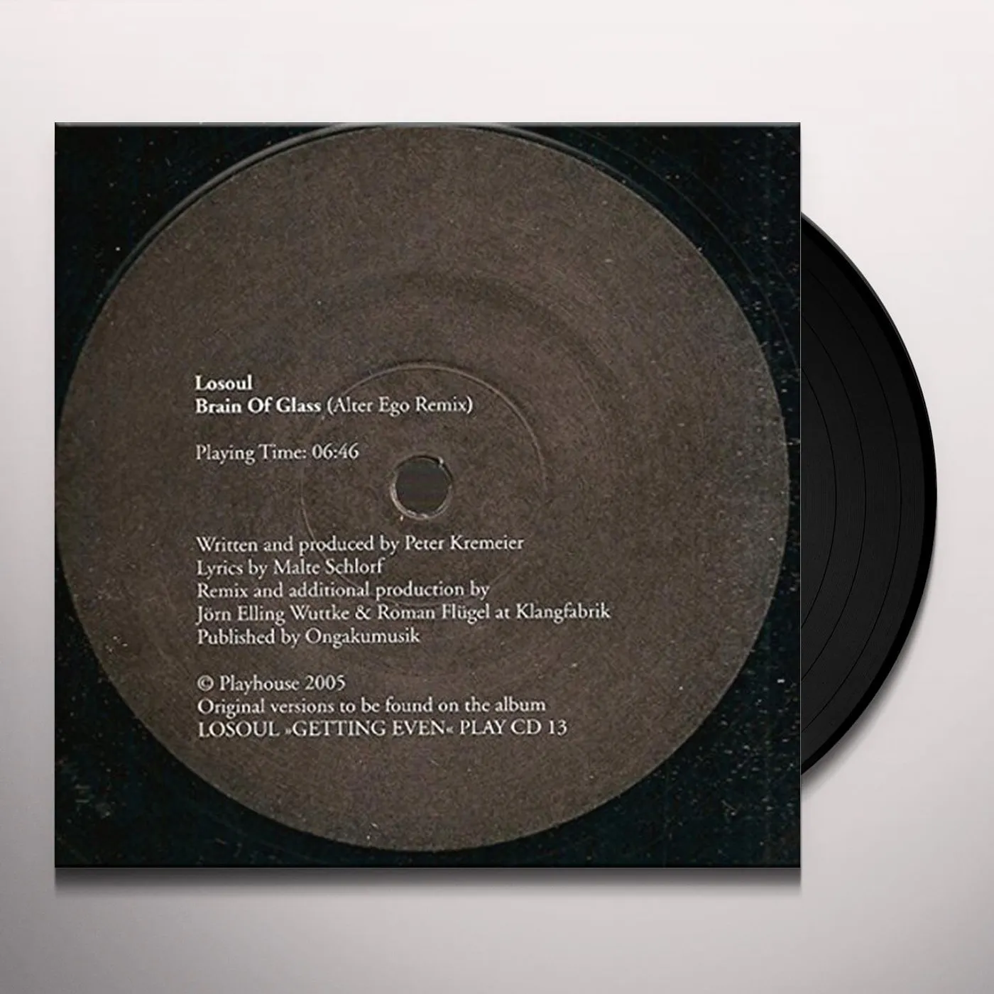 Losoul BRAIN OF GLASS Vinyl Record