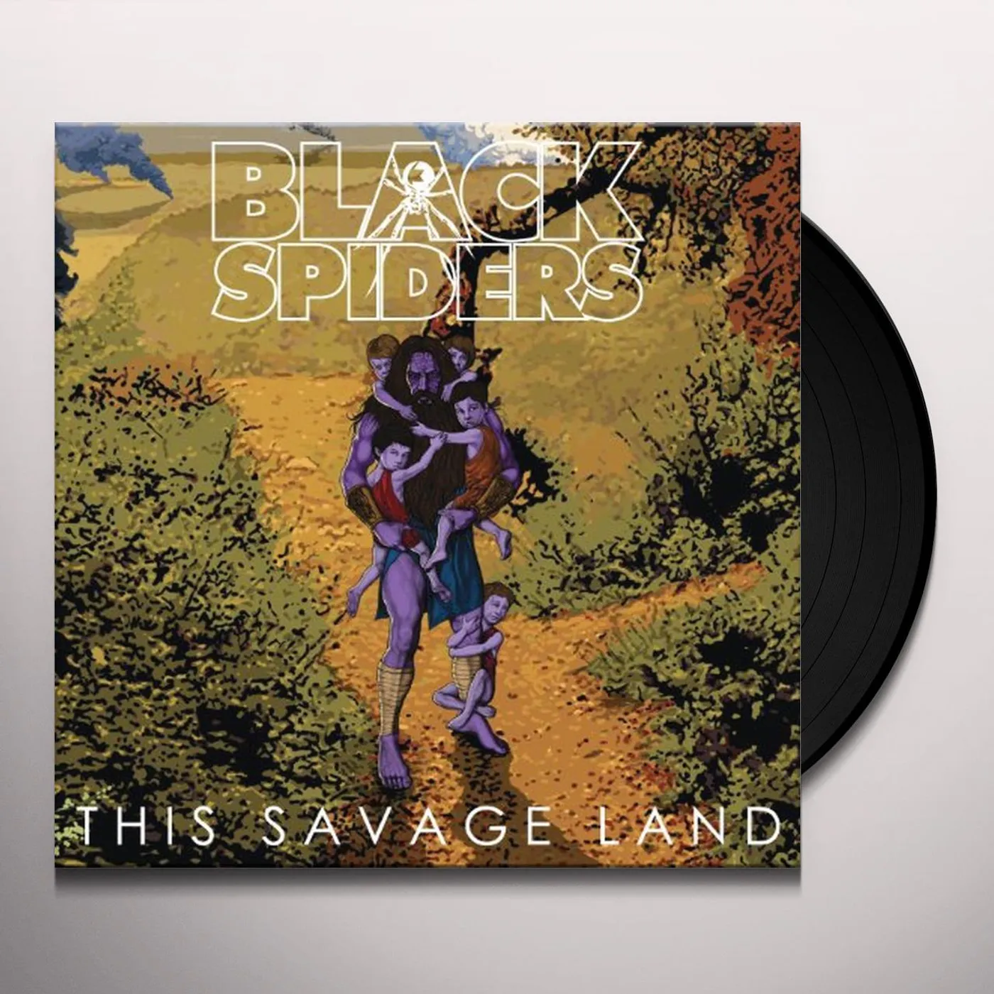 Black Spiders This Savage Land Vinyl Record
