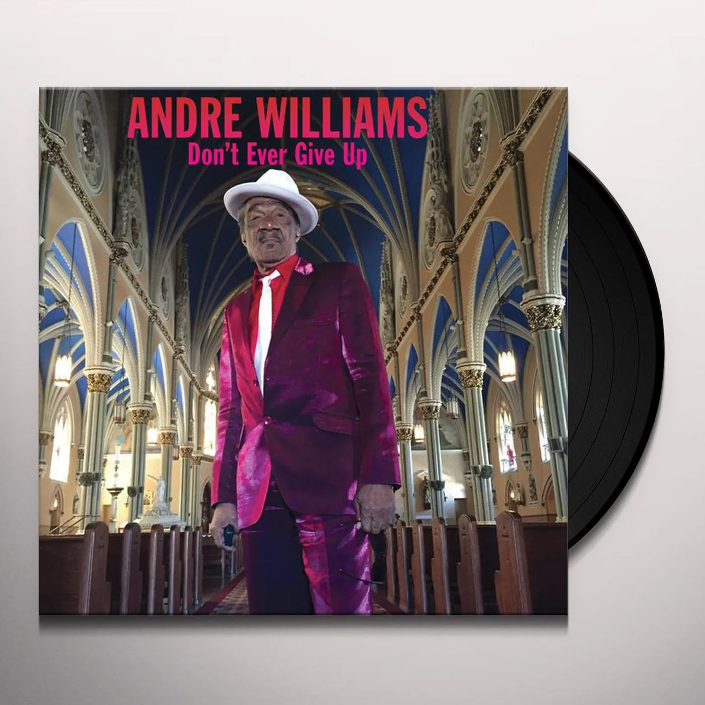 Andre Williams DONT EVER GIVE UP Vinyl Record