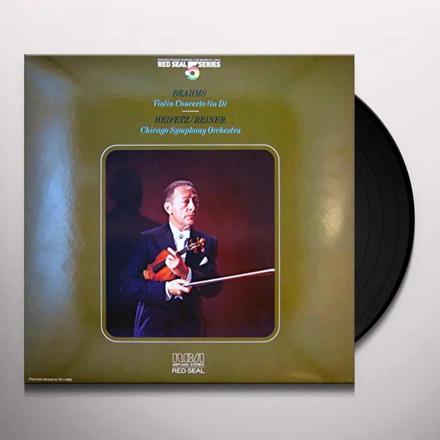 Fritz Reiner Brahms: Violin Concerto Vinyl Record