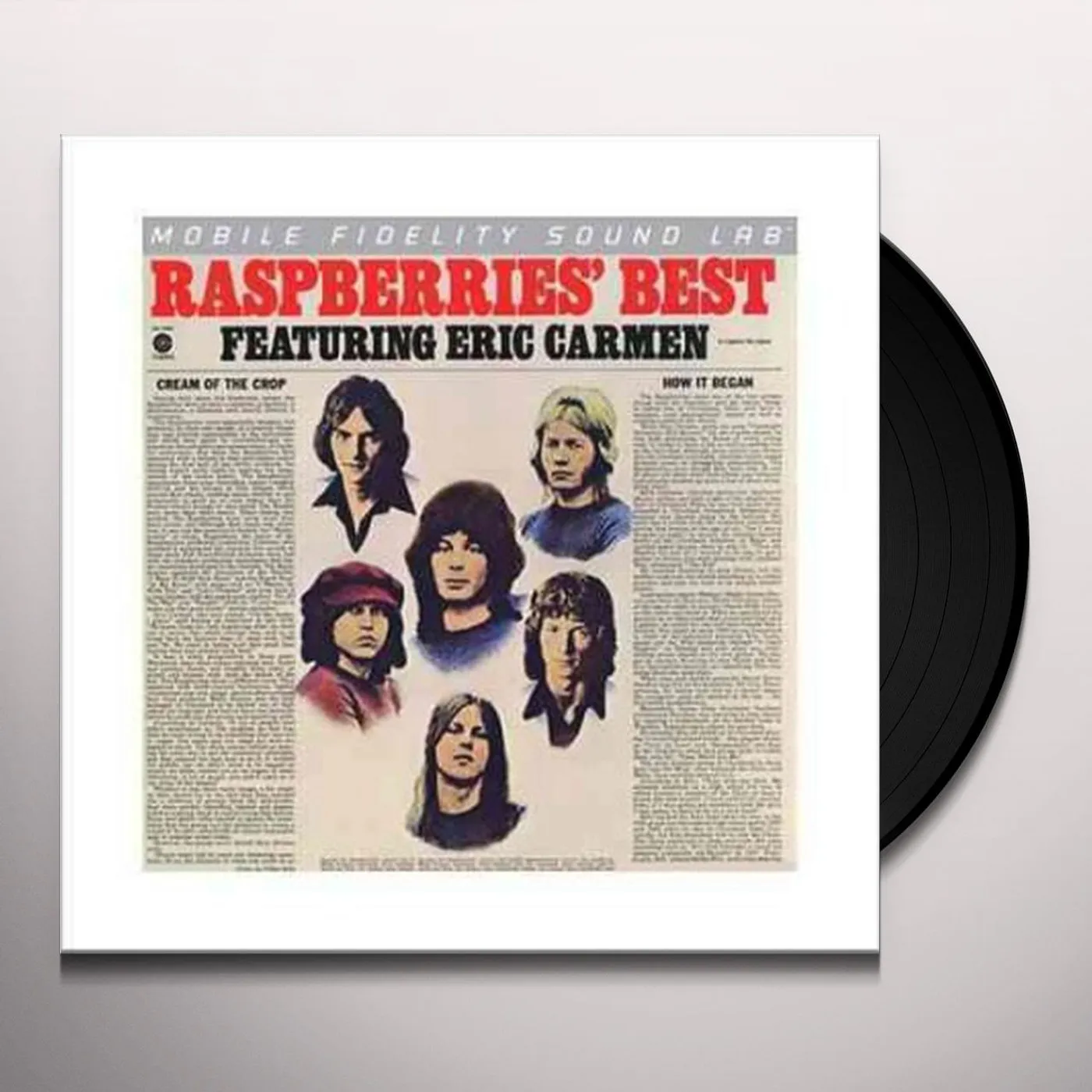 RASPBERRIES BEST FEATURING ERIC CARMEN Vinyl Record