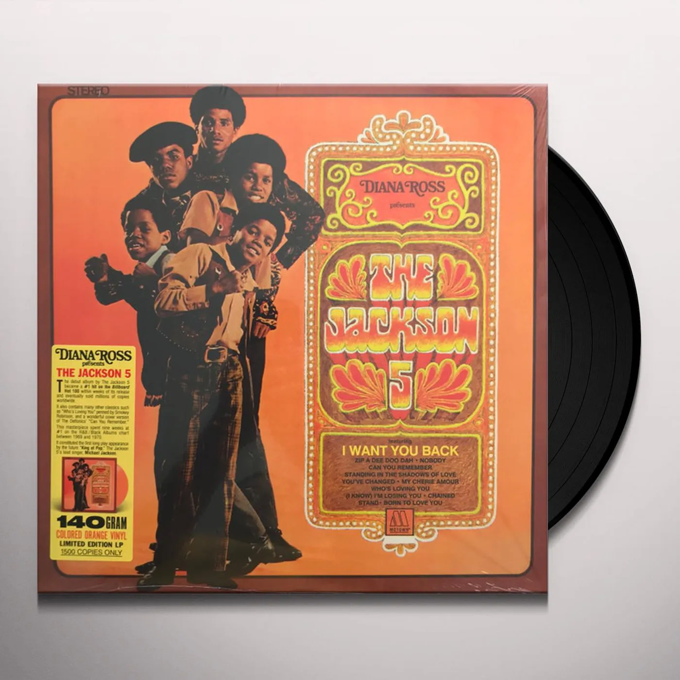 The Jackson 5 DIANA ROSS PRESENTS Vinyl Record
