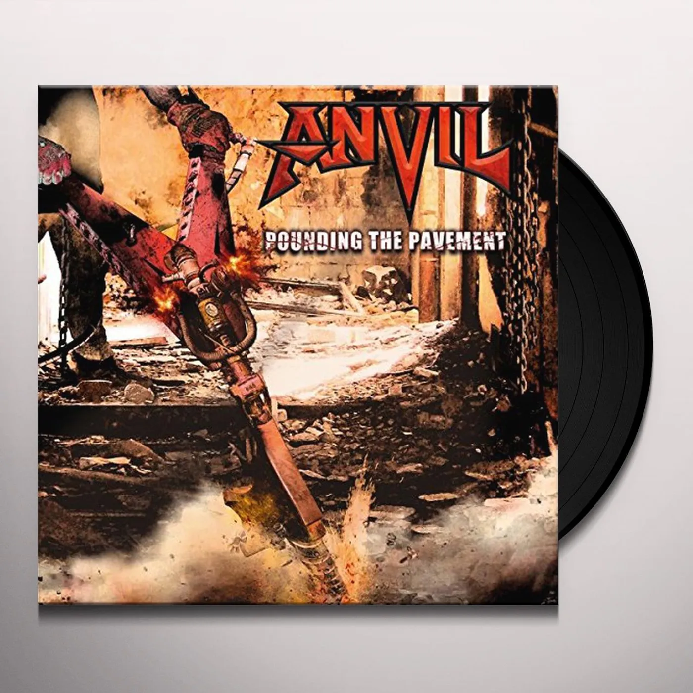 Anvil POUNDING THE PAVEMENT Vinyl Record